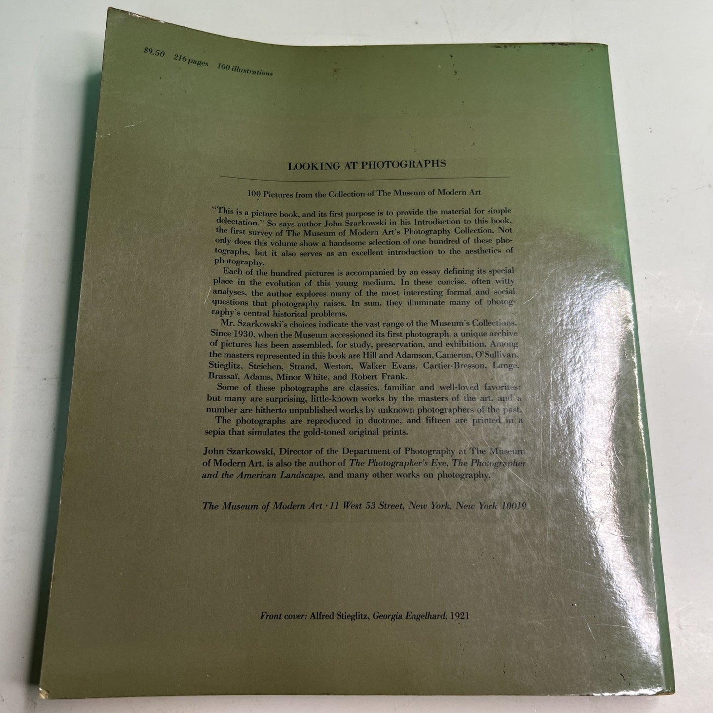 Looking at Photographs: 100 Pictures from the Collection of MoMA — John Szarkowski (1973)