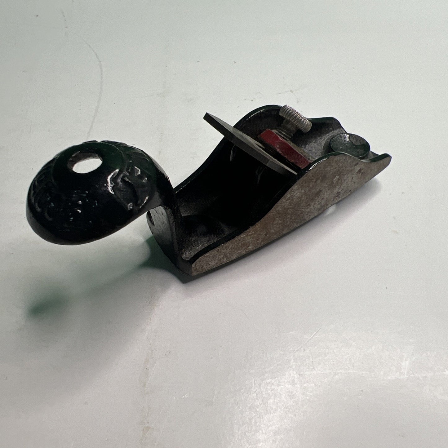 STANLEY 100 & 1/2 CURVED BOTTOM BLOCK PLANE Squirrel Tail EXCELNT USED CONDITION