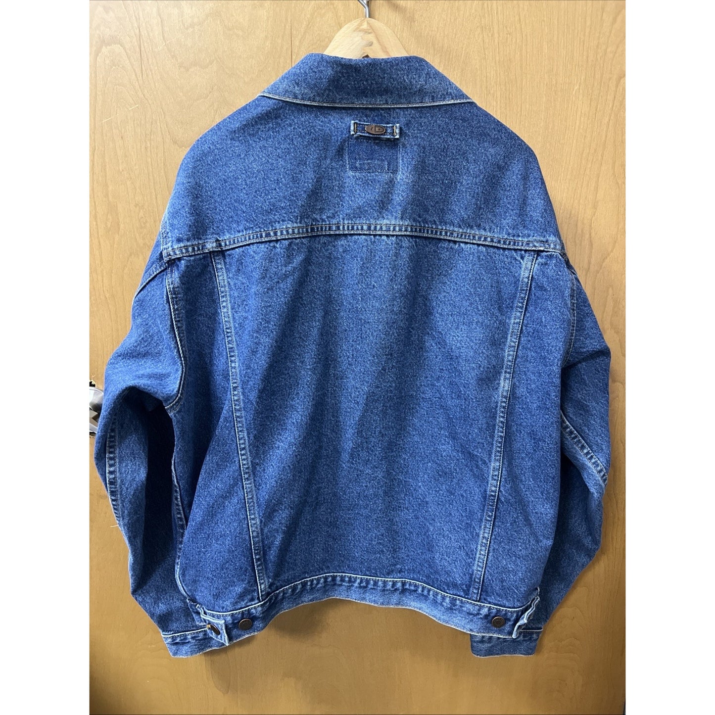 ID Brand Denim Jacket XL With Embroidered Independent Jewelers Organization Logo