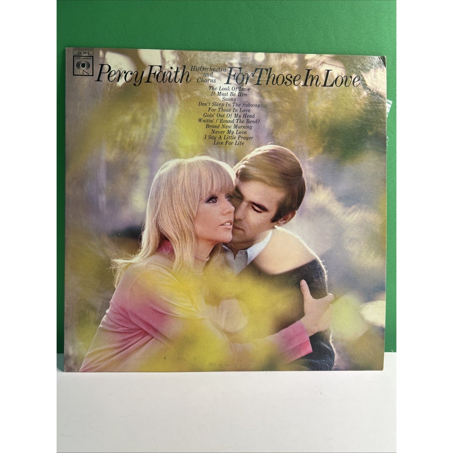 Lot of 2 PERCY FAITH & HIS ORCHESTRA For Those In Love & Greatest Hits LP Record
