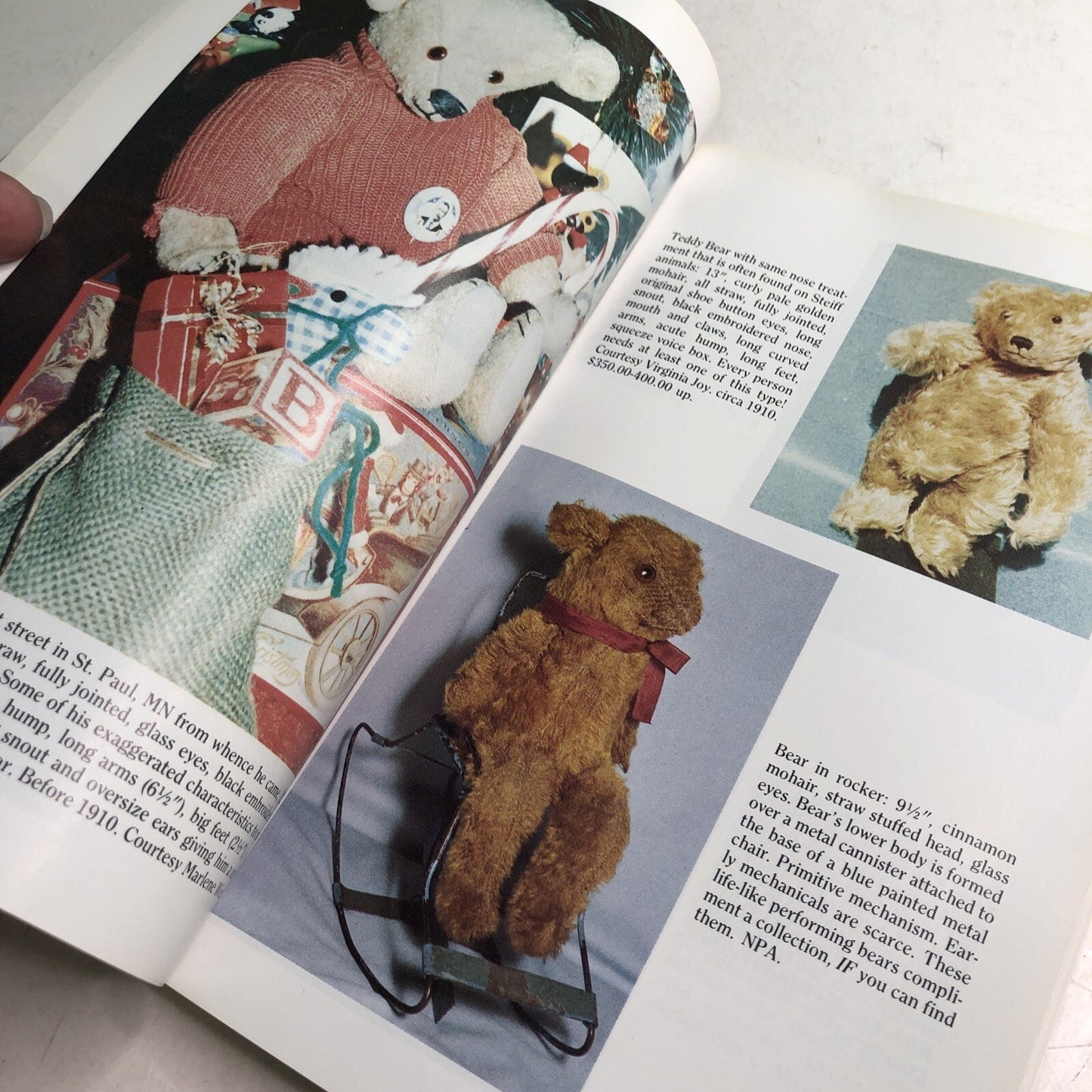 Teddy Bears and Steiff Animals by Margaret Fox Mandel 1984 Trade Paperback