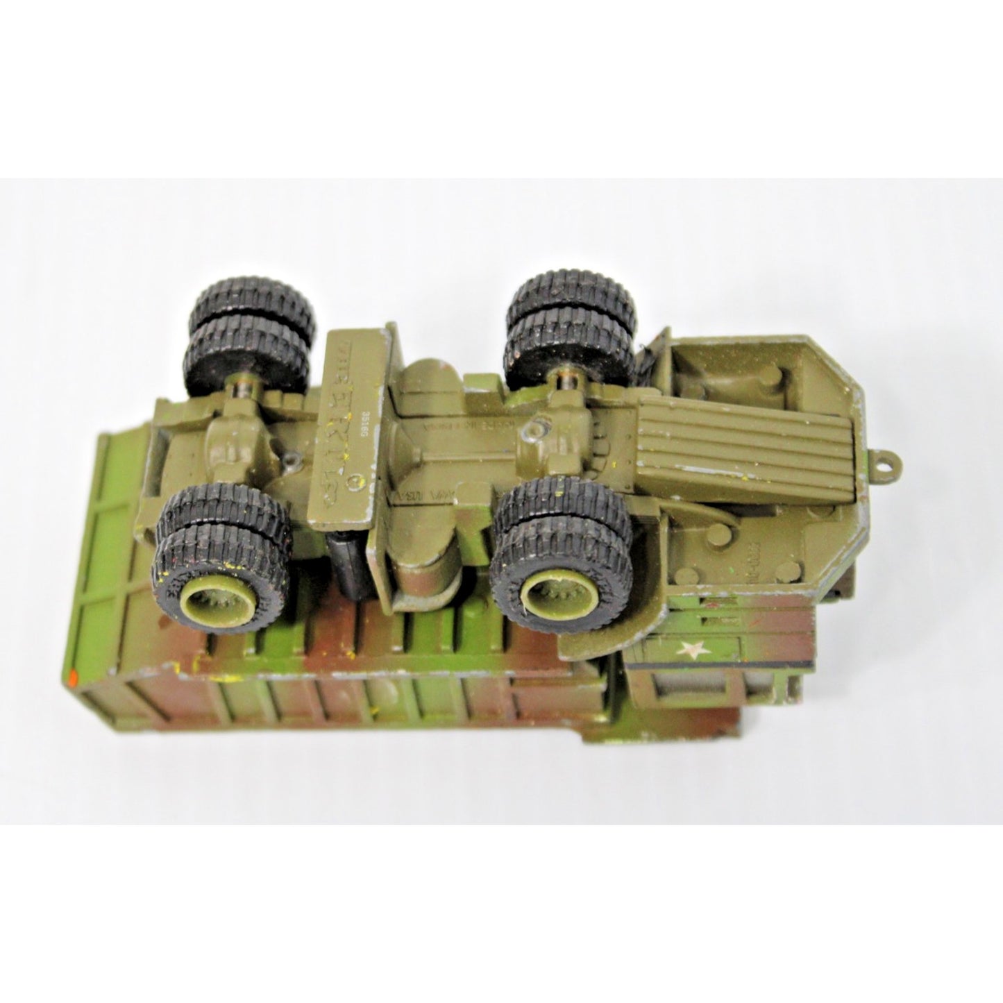 Vintage Rare 4.5” ERTL CO. Metal Military Payhauler Dump Truck Toy US 210-86