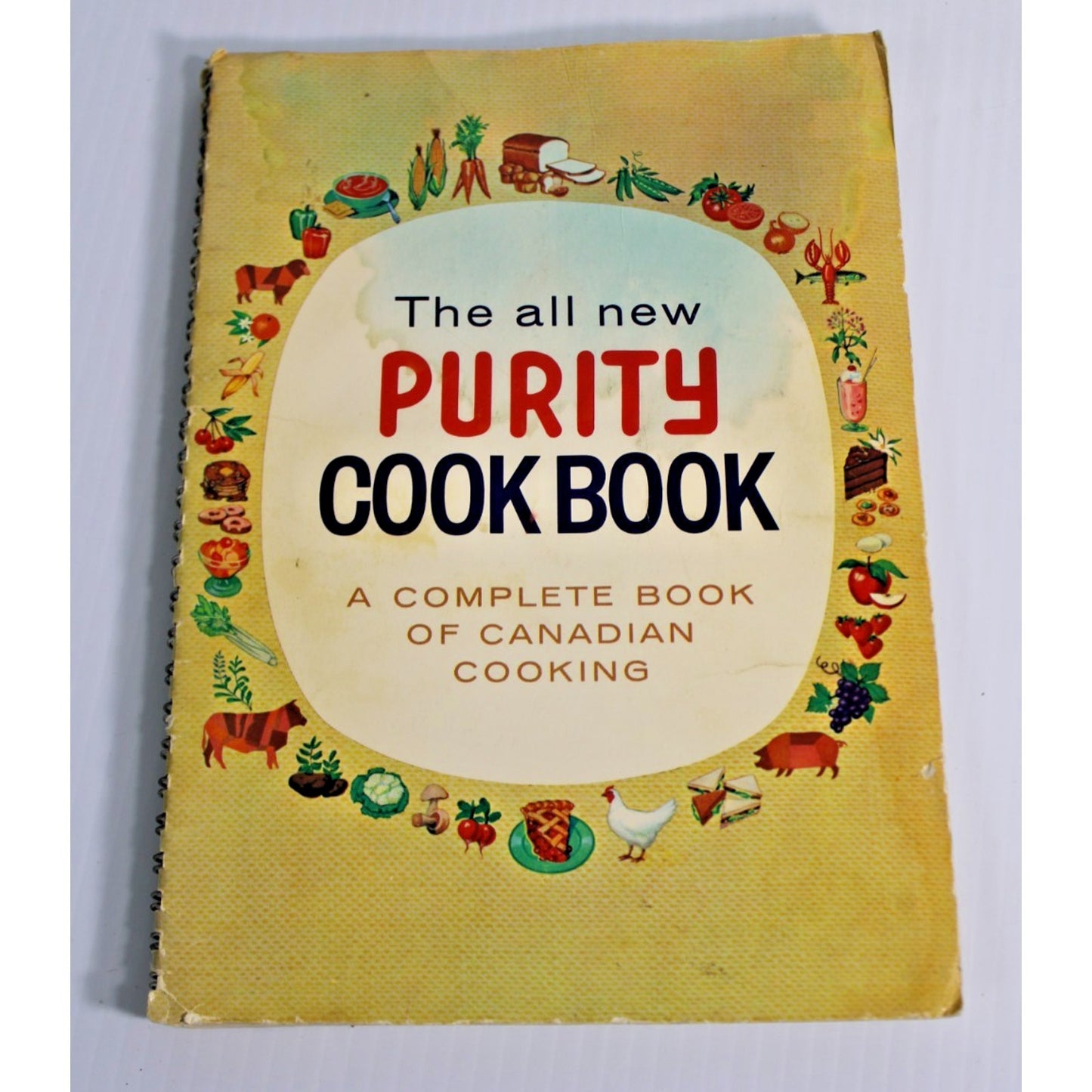 Vintage 1967 The All New Purity Cook Book Canadian Cooking Maple Leaf Mills