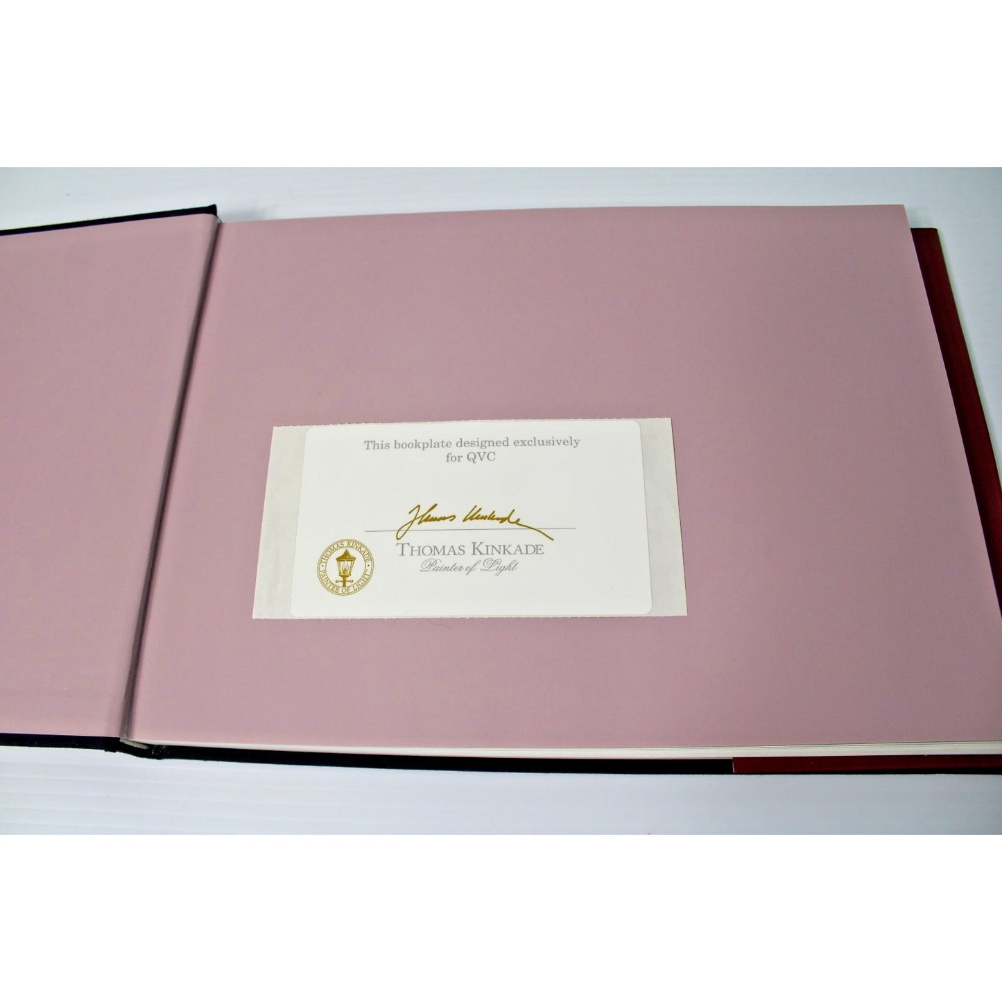 Thomas Kinkade: Paintings of Radiant Light, 1995- 1st Edition, Signed Bookplate
