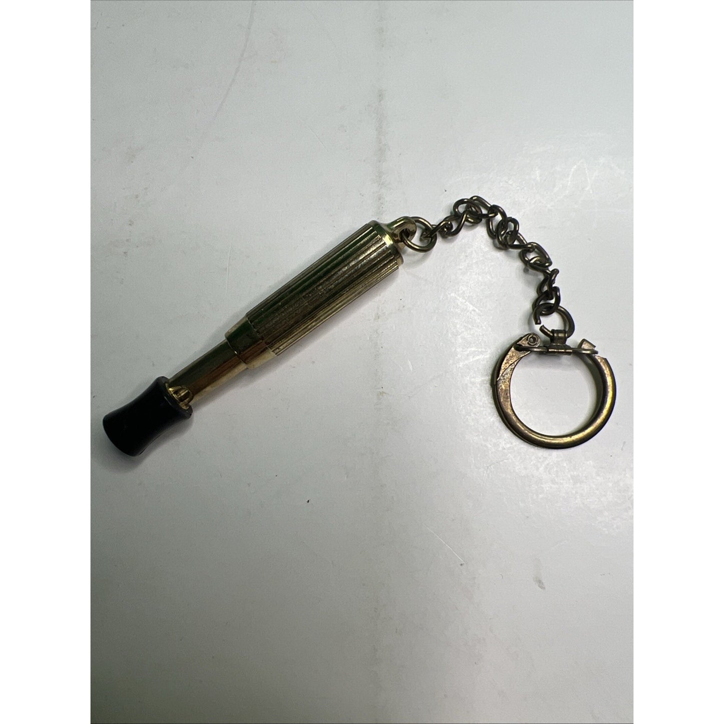 Vintage Expandable Dog Whistle Keychain