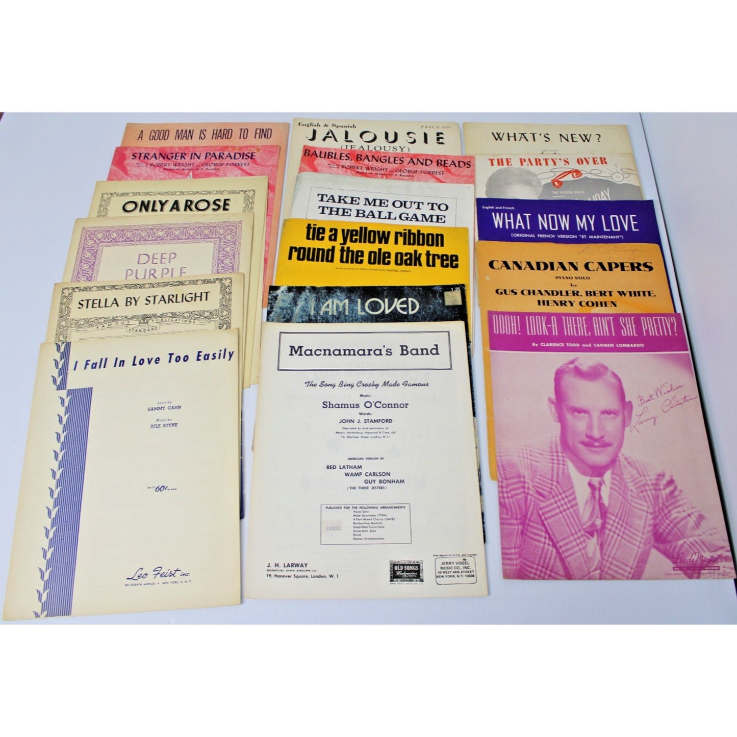 18 Pc. Vintage Sheet Music, Early to Mid 20th Century, Great Cover Artwork!
