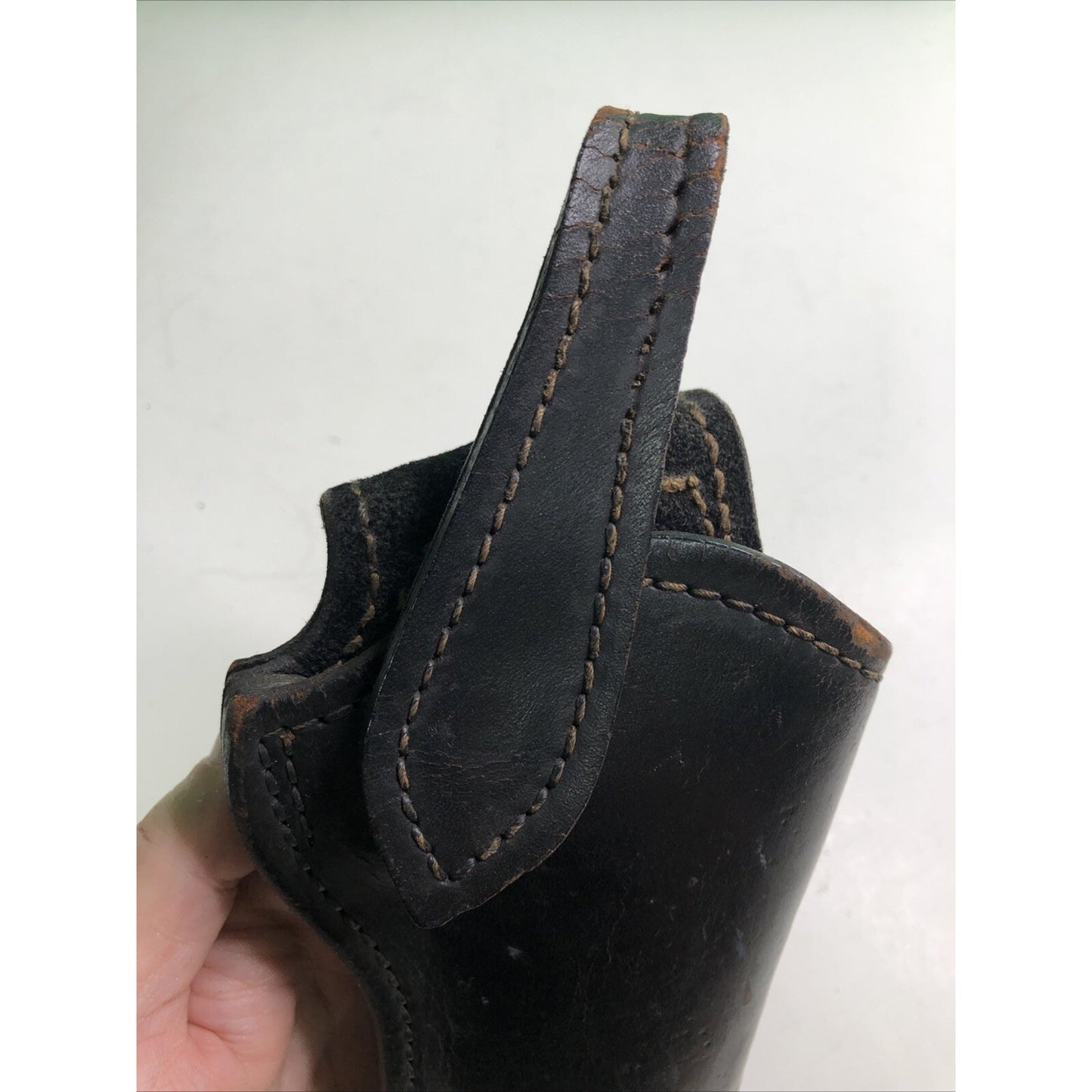 Vintage Bucheimer Black Leather Gun Holster B2604 Adjustable