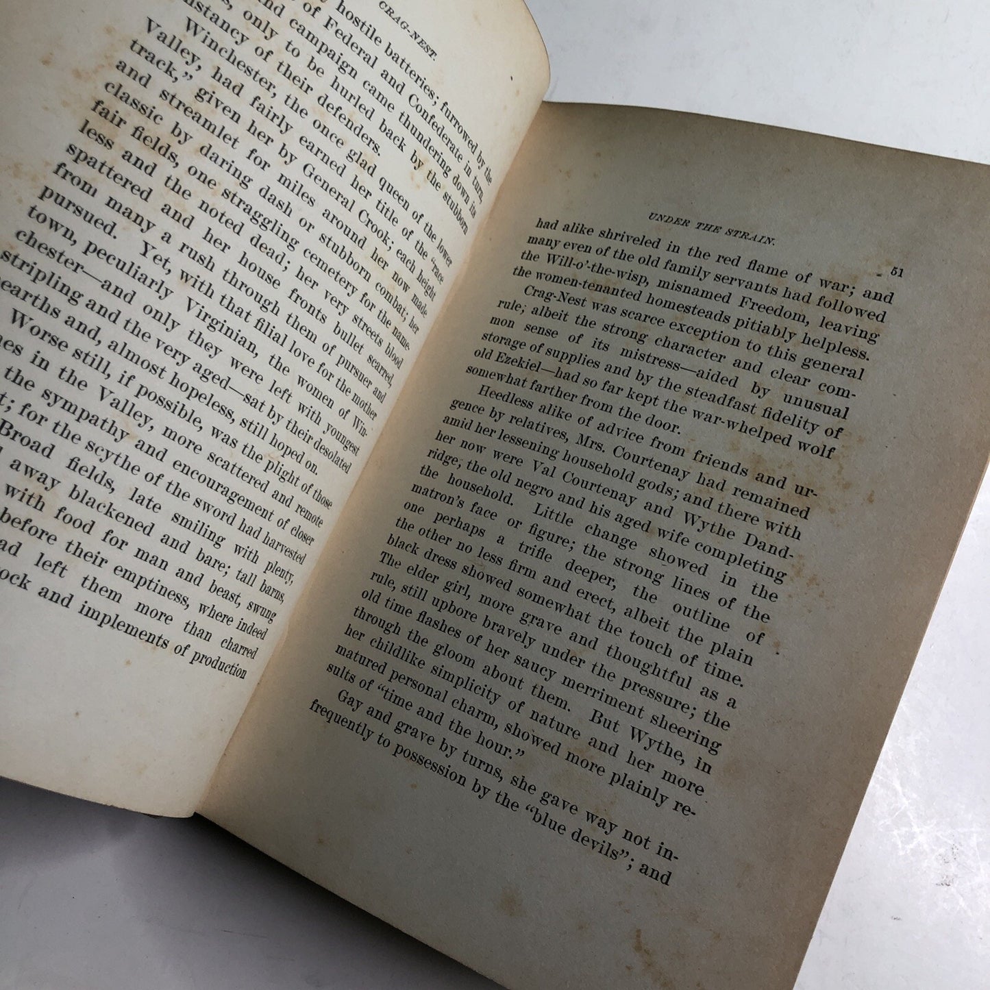 Crag Nest 1897 Romance Novel by TC DeLeon Mobile ALA Gossip Printing 1897 SIGNED
