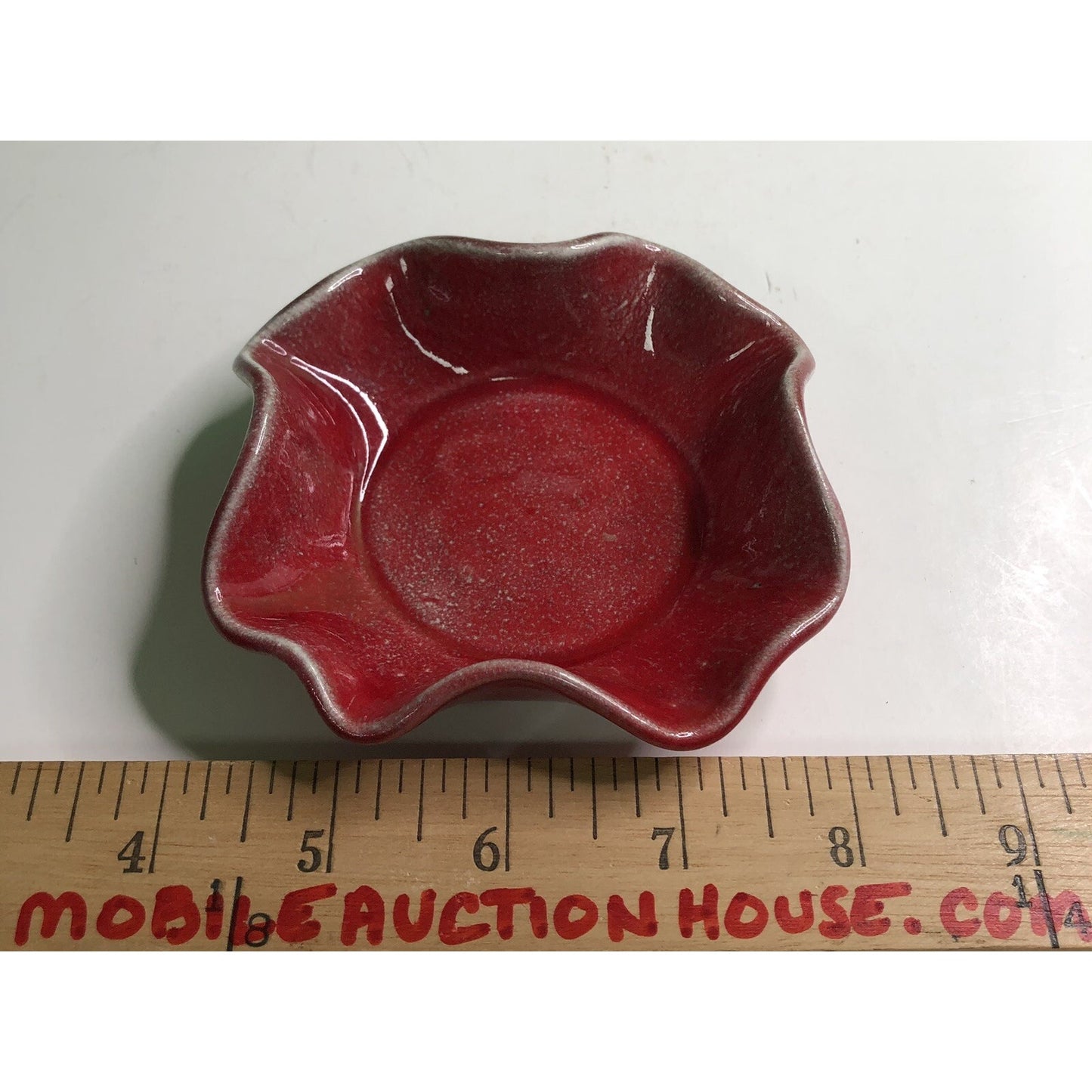 1960 Pinewood Pottery ASH or TRINKET TRAY By EDITH HARWELL Fairhope AL Alabama