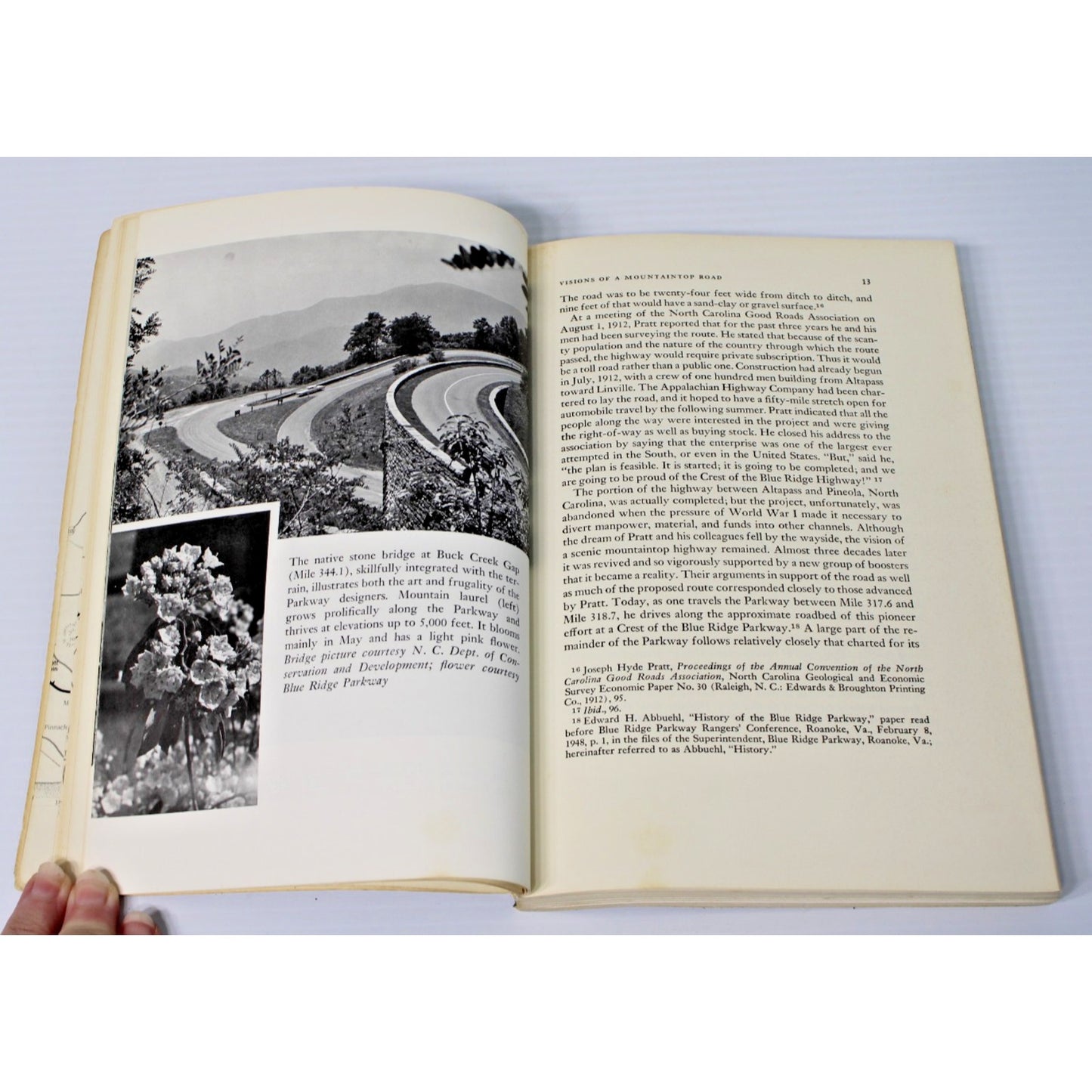 The Blue Ridge Parkway- Harley Jolley, 1995 History & Guide- Author Signed!