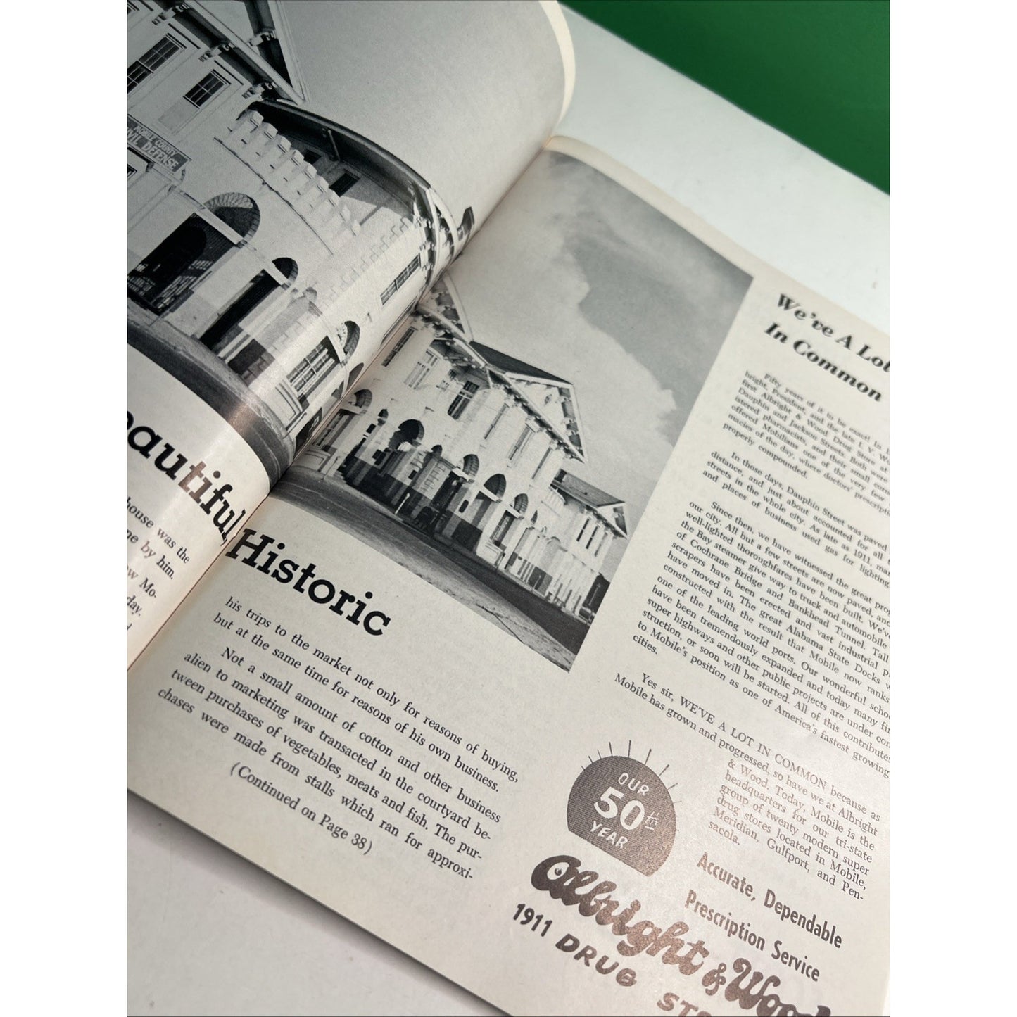 1961 Official Program of the 250th Anniversary Celebration of Mobile Alabama
