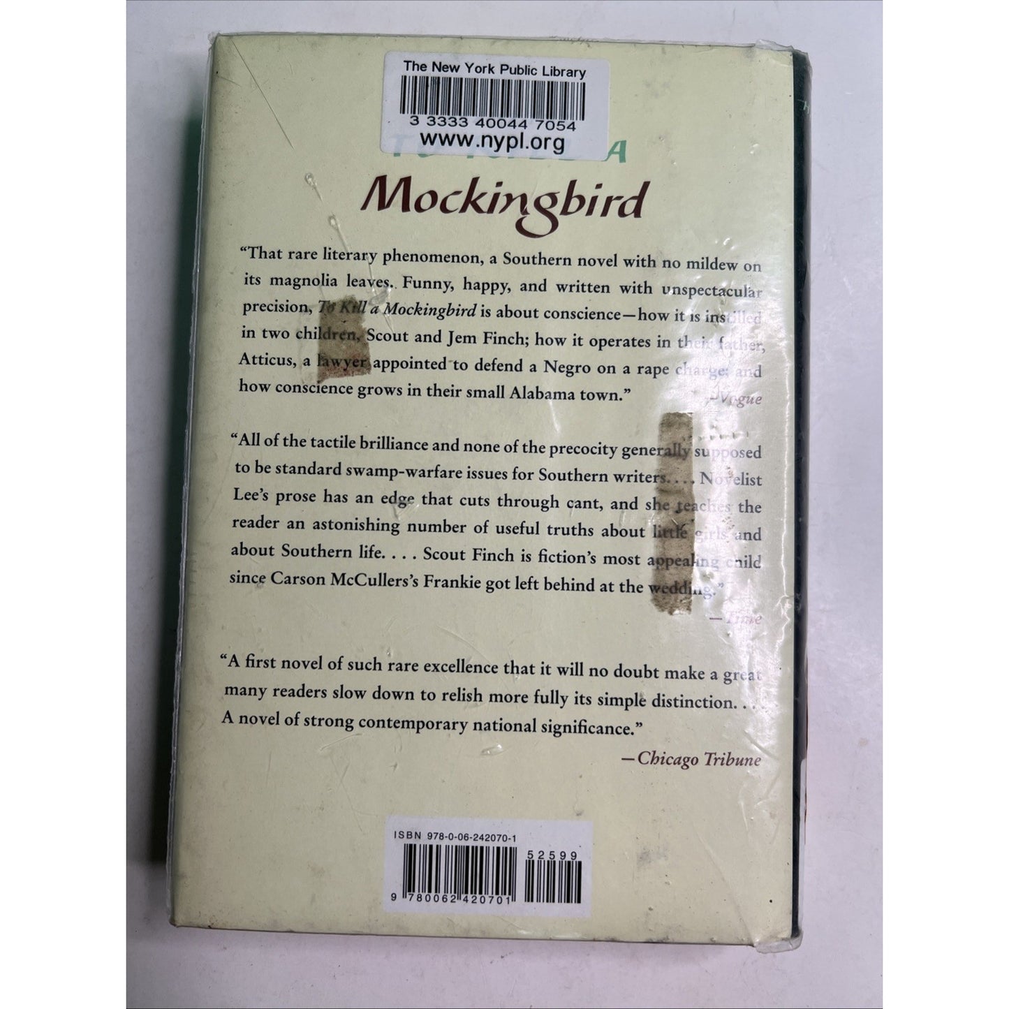 To Kill a Mockingbird by Harper Lee 35th Anniversary Edition HC DJ Ex Library