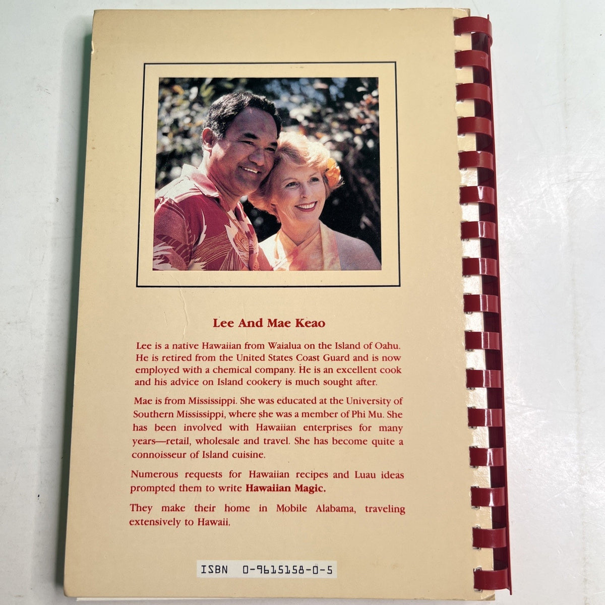 Hawaiian Magic: At Last! Island Recipes and Luau Ideas 1986 Cookbook Mobile AL
