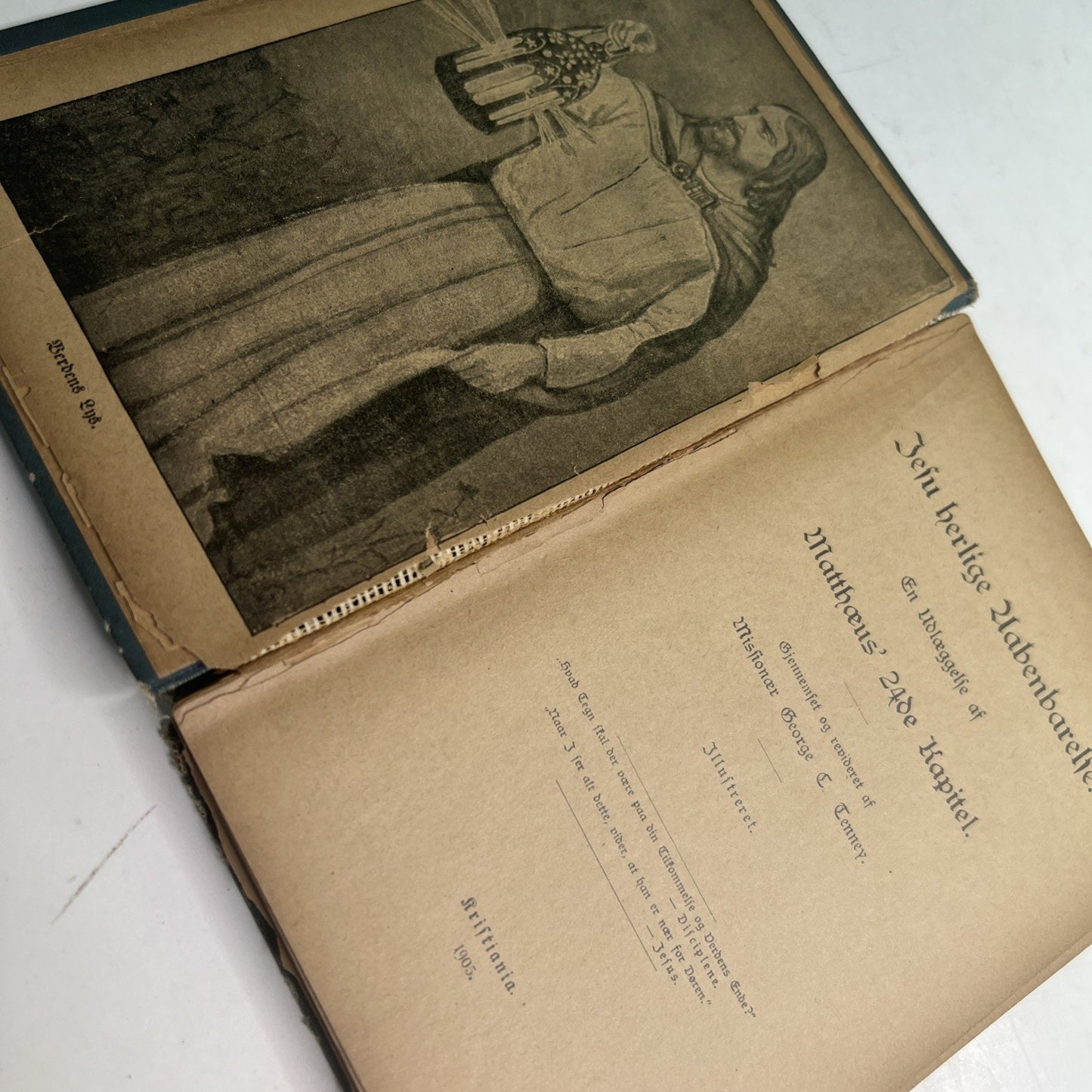 1905 HC Jesu Berlige Aabenbarelse Jesus’ Glorious Revelation Matthew 24 G Tenney