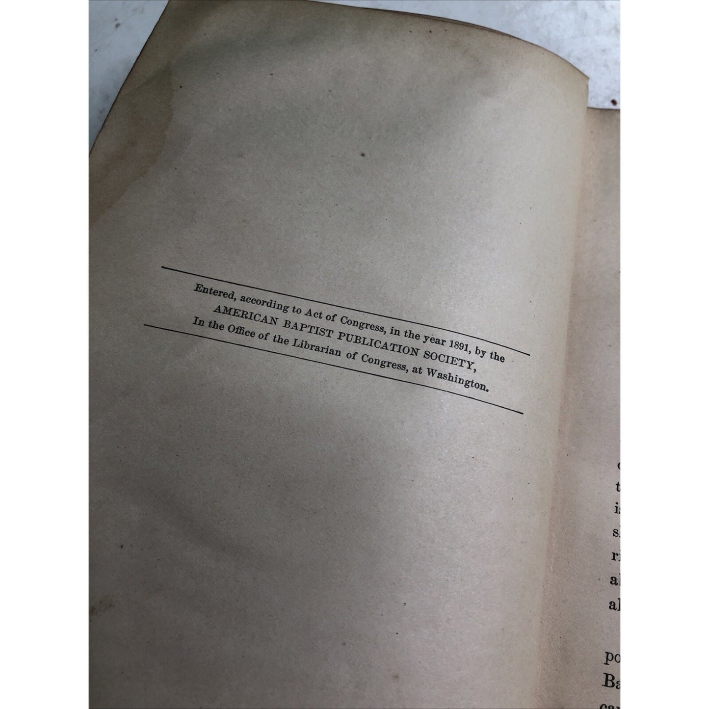 The Story Of The Karen Mission In Bassein 1838-1890 HC 1st Edition 1891 Issues