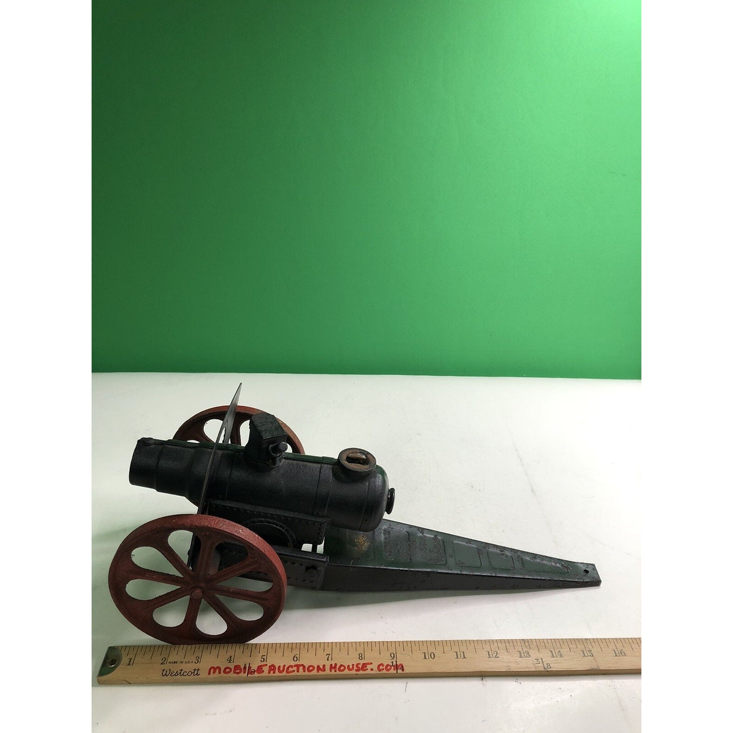 THE CONESTOGA COMPANY BIG-BANG CANNON 15FC MAJOR FIELD Cast Iron Sheet Metal Toy