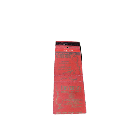 Vintage Mid Century Matchbook, University Drug, St. Louis Missouri