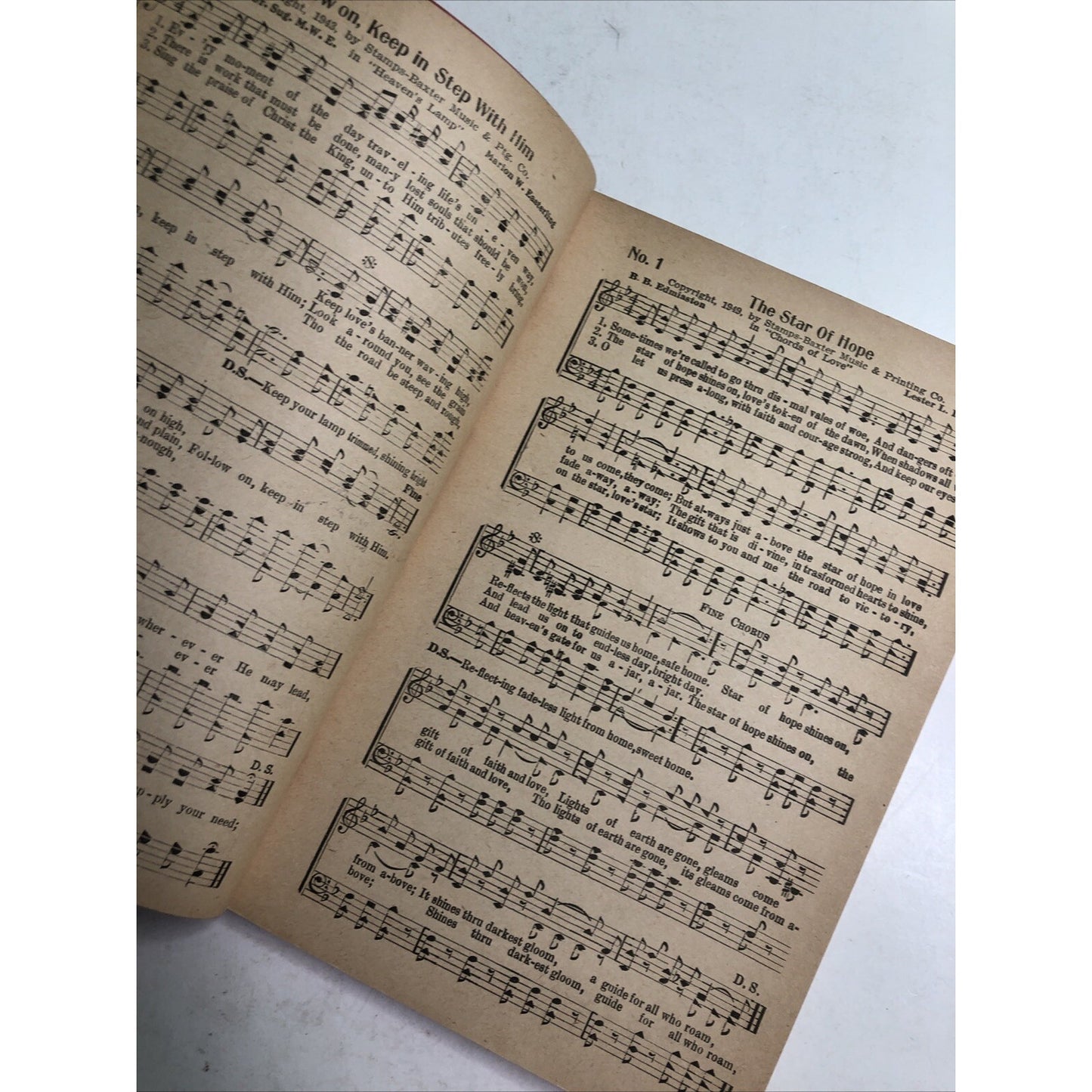 Chords of Love for Radio and General Use RARE 1949 Vintage Stamps-Baxter Hymnal