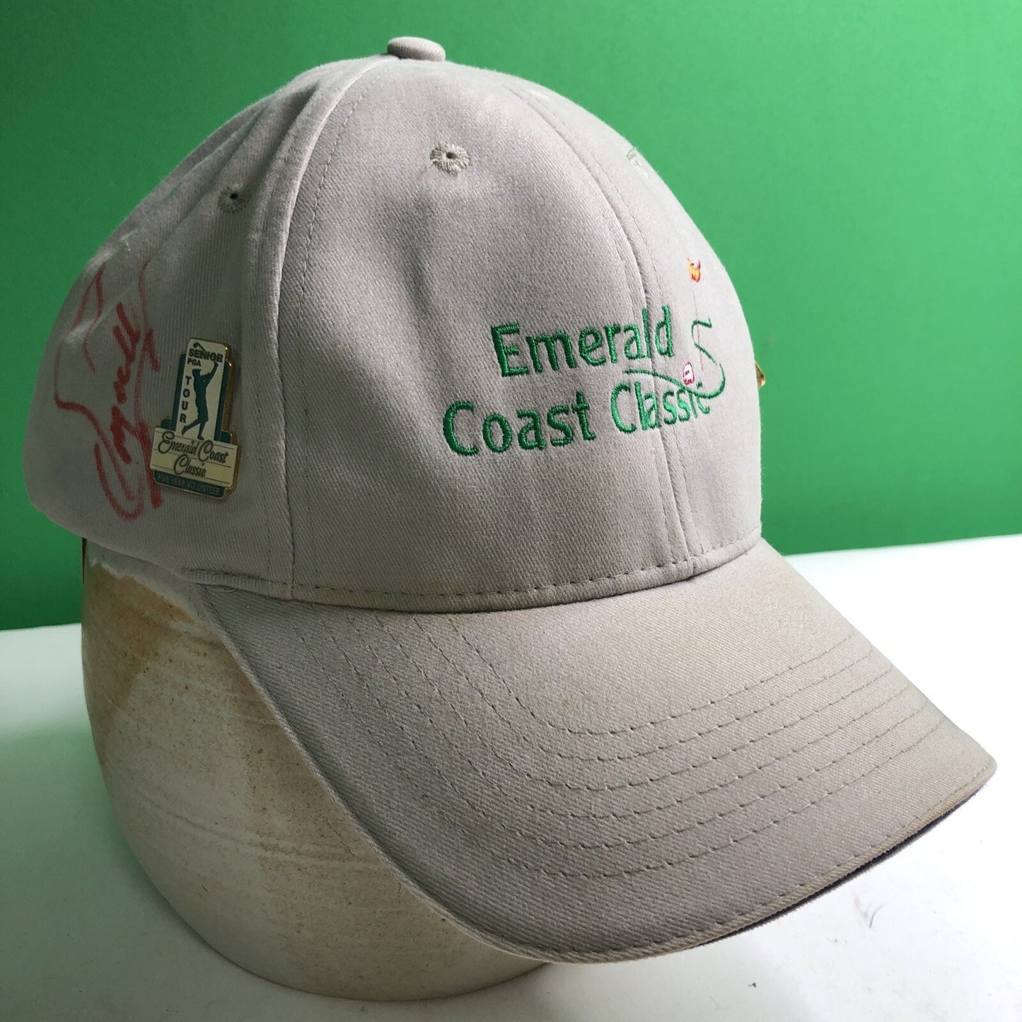 Autographed By Player Cap GOLF Senior PGA Tour EMERALD COAST CLASSIC