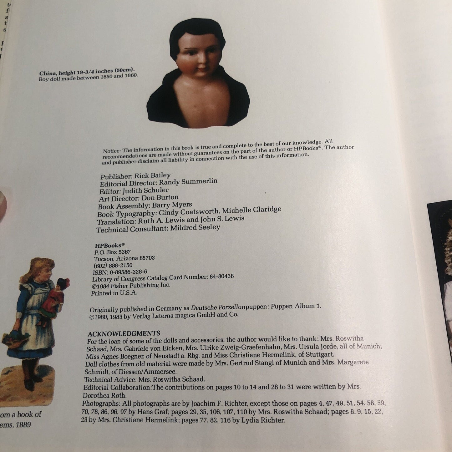 TREASURY OF GERMAN DOLLS by LYDIA RICHTER 1984 HC DJ Illustrated