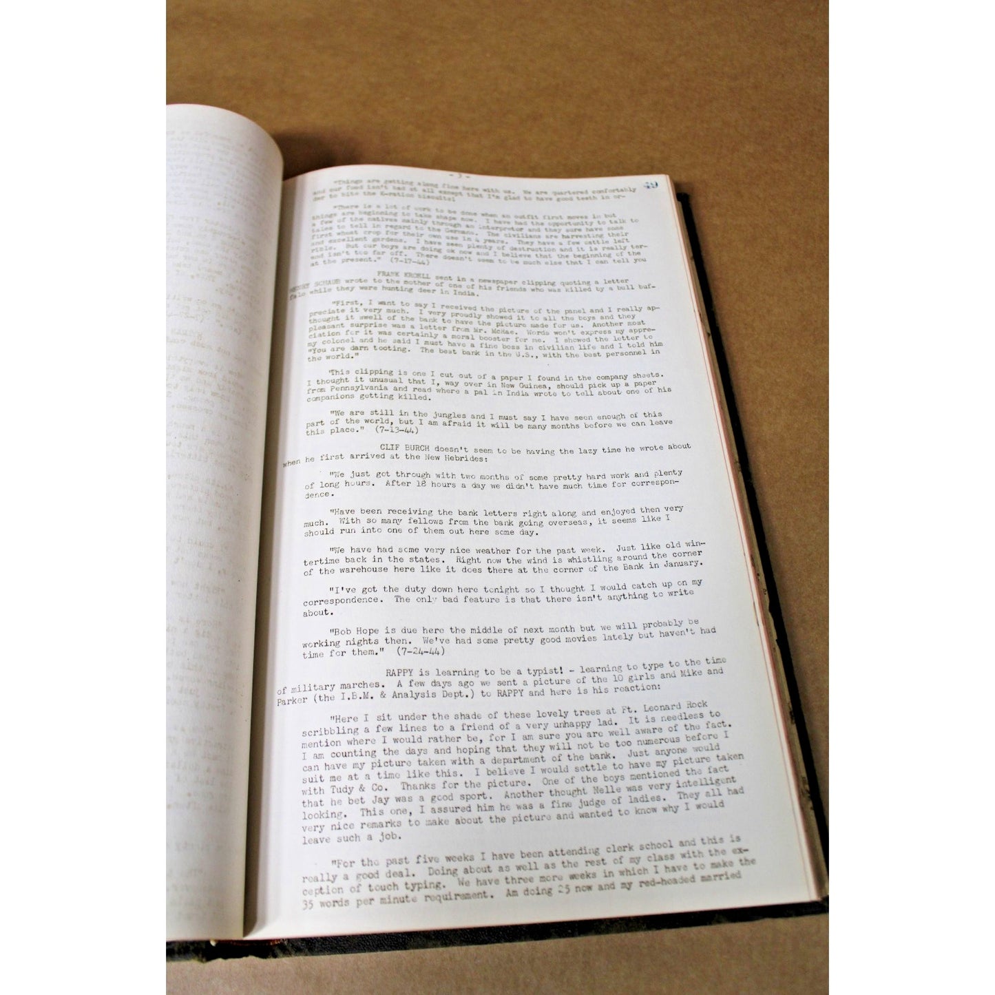 WWII Servicemen Letters, Merchant's National bank, Mobile, AL, Rare OOAK