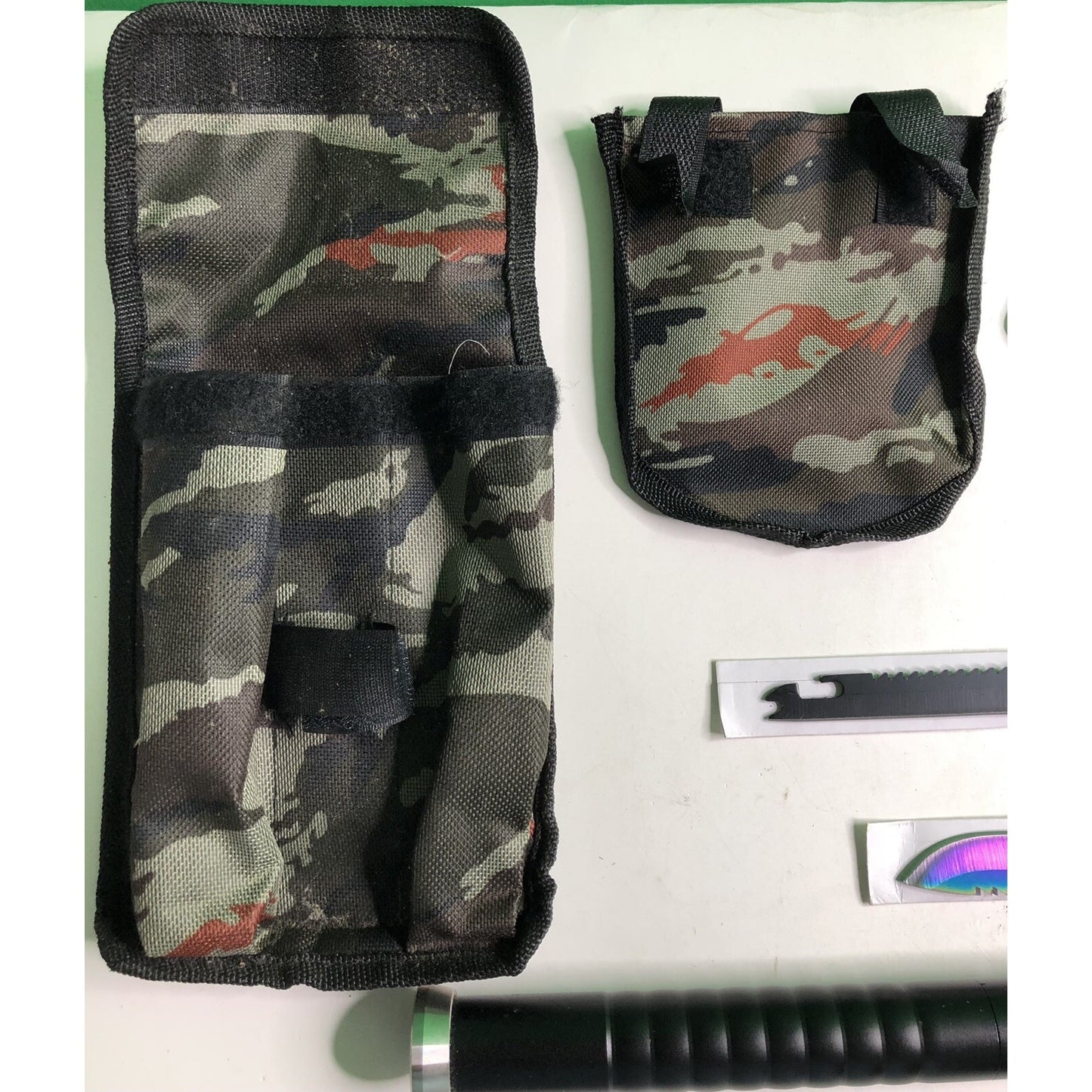 Military Folding Shovel & Blades Compass Survival Tactical Camping Hunting