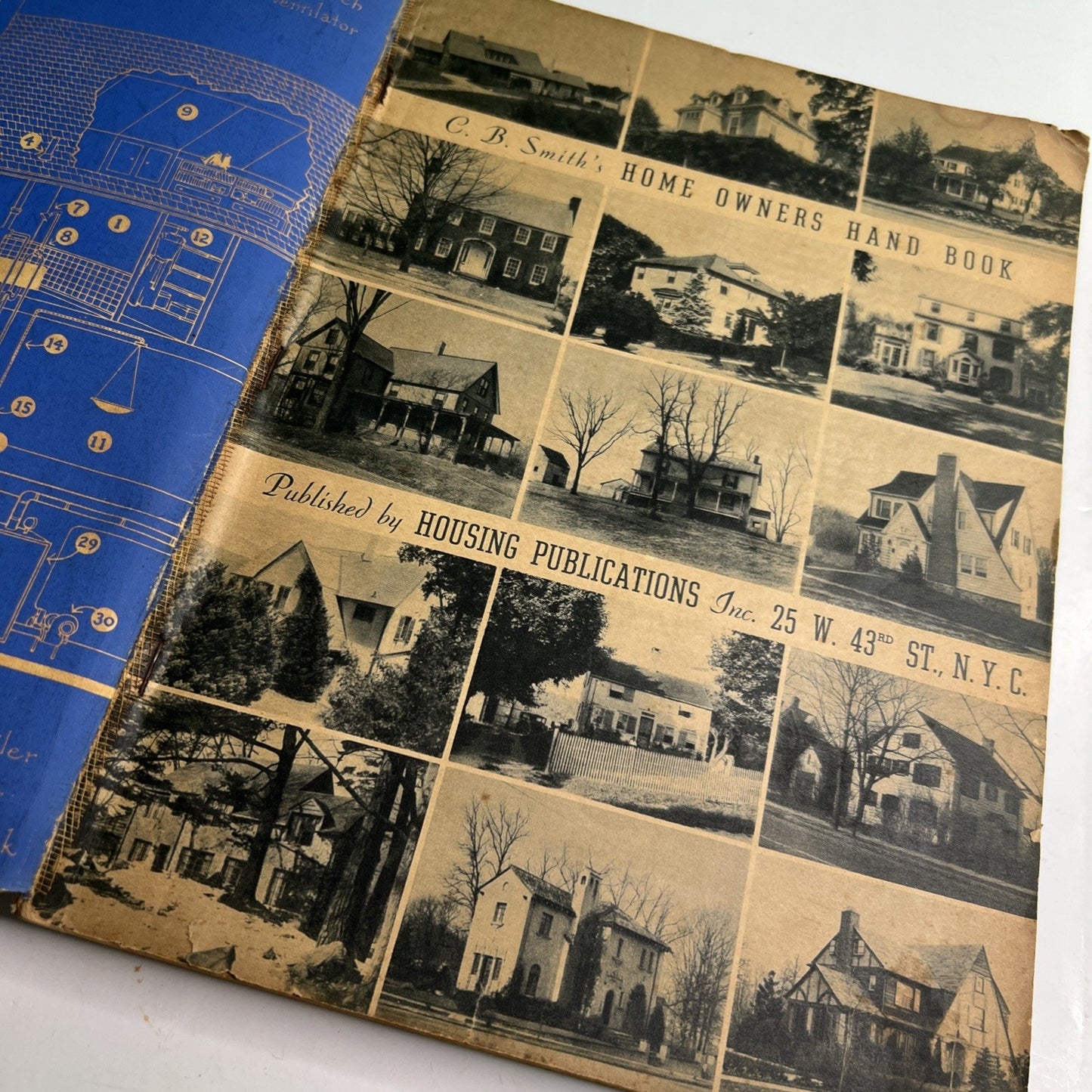 1935 C B Smith's HOME OWNERS HAND BOOK 256 Pages PB House Repair Maintenance