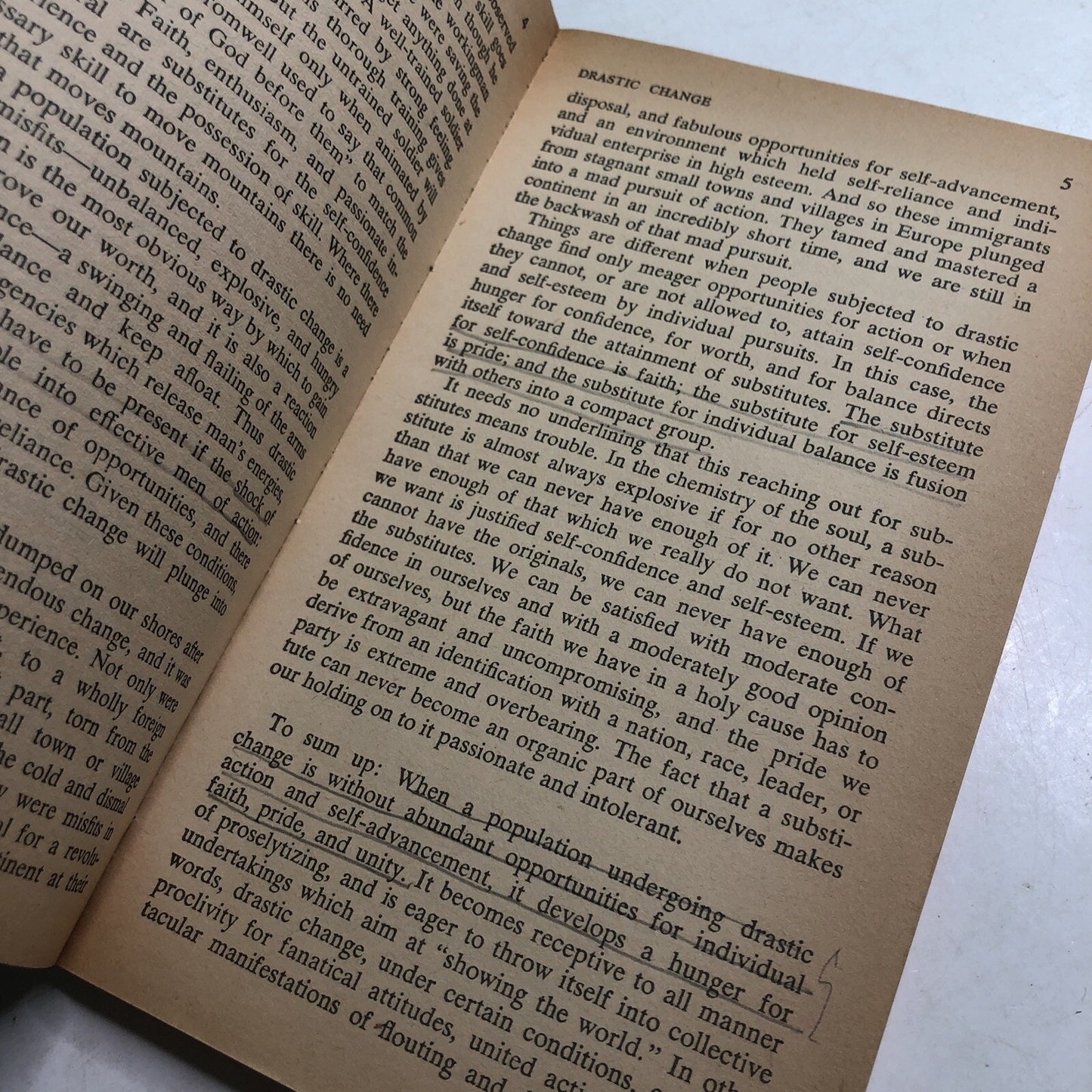 The ordeal of change (Perennial library) by Hoffer, Eric. dad3