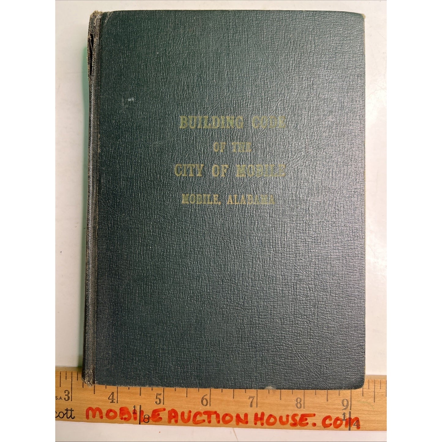 Building Code of the City of Mobile Alabama ALA AL First Edition 1955 Manual