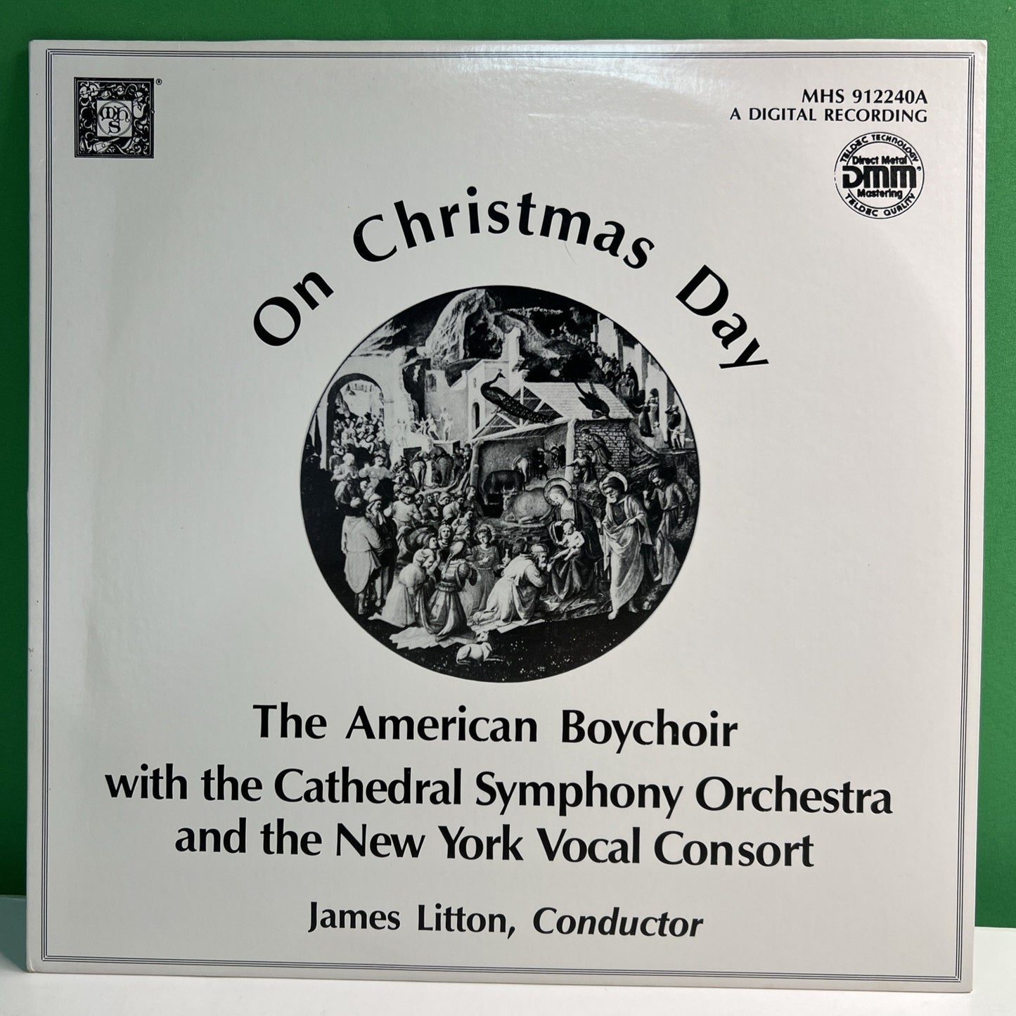 MHS 912240A On Christmas Day The American Boychoir 1988 LP Record Orchestra