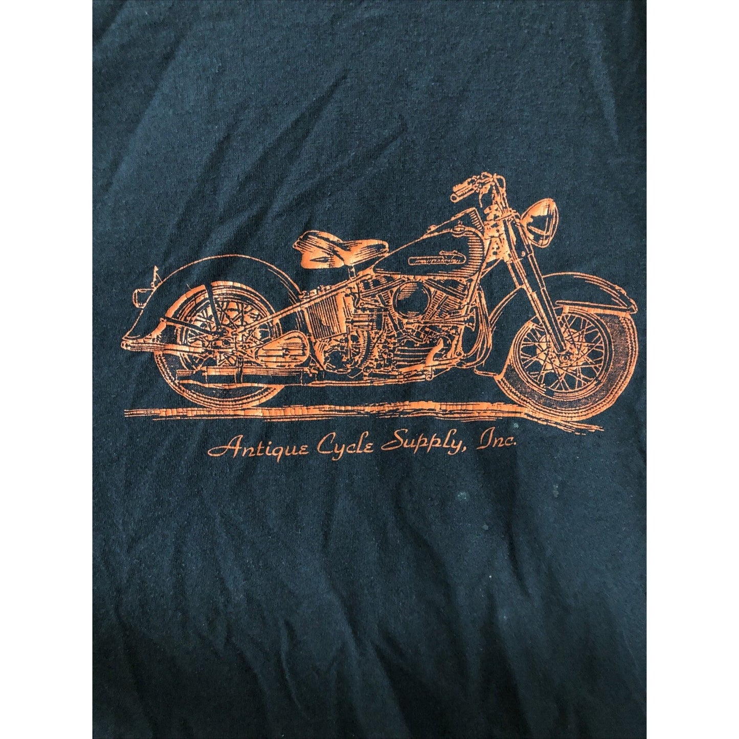 Vintage Antique Cycle Supply Inc Cedar Springs Michigan Tshirt Motorcycle 2XL