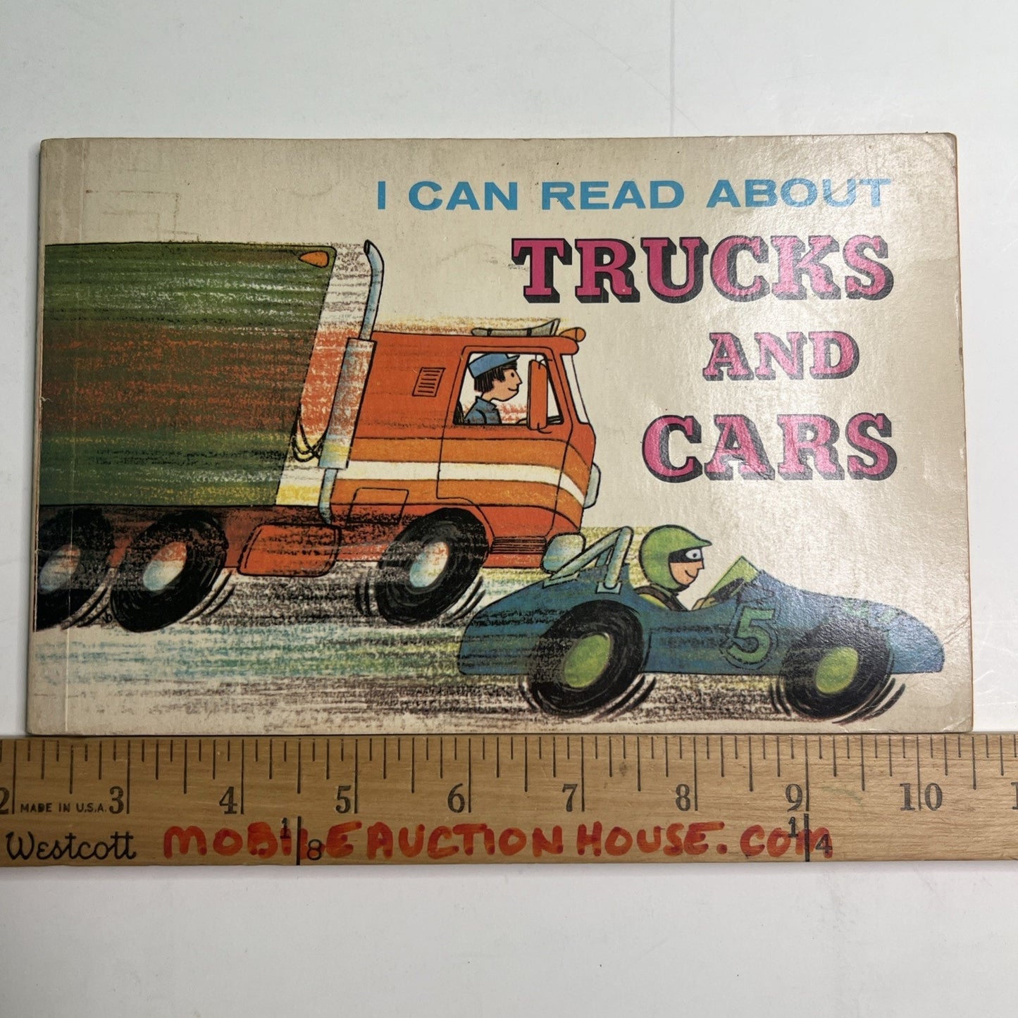 Vintage 1973 Book I Can Read About Trucks And Cars Norman Olson Steven Smith