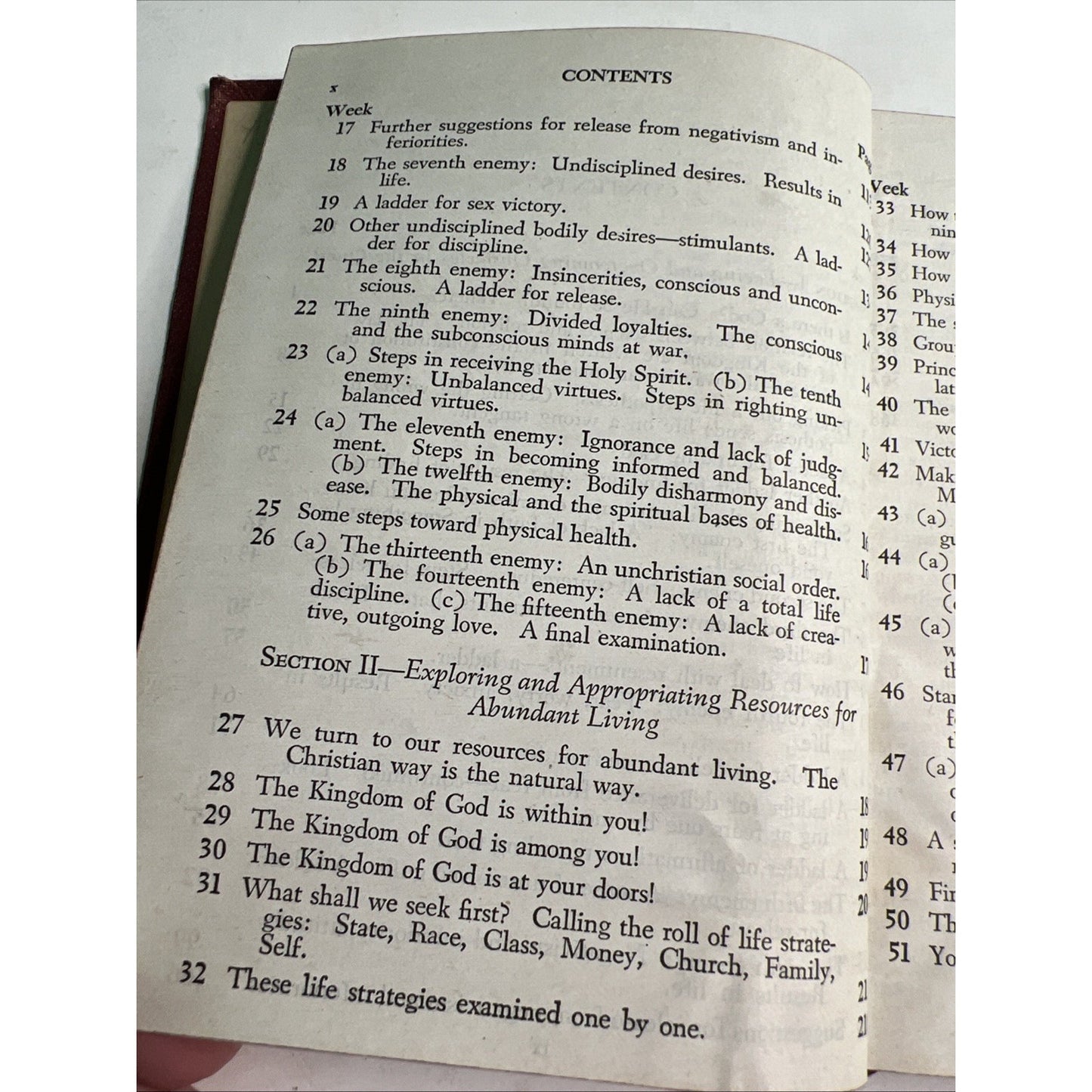Abundant Living by E. Stanley Jones 1935 Vintage Christian Daily Devotional