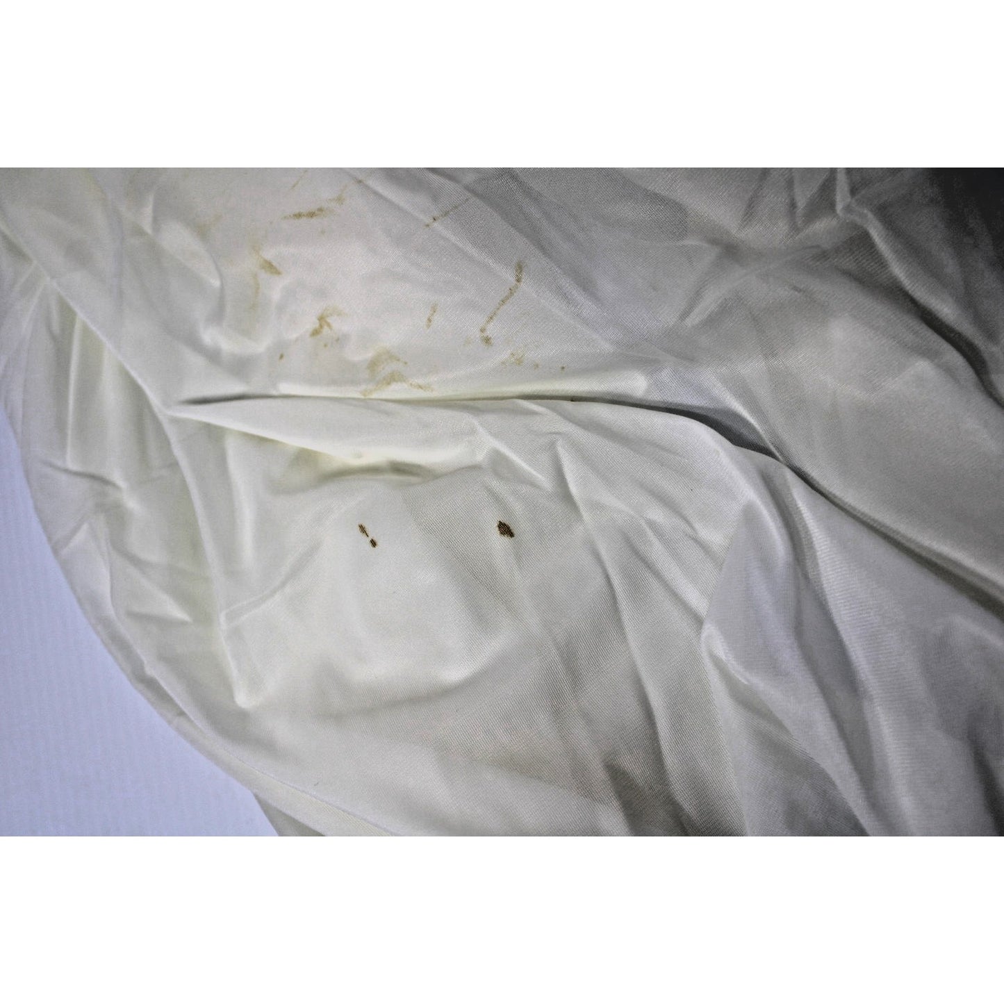 Vintage Nylon Babydoll Peignoir Robe White Lace, Small, San Souci, Pinup Trad.
