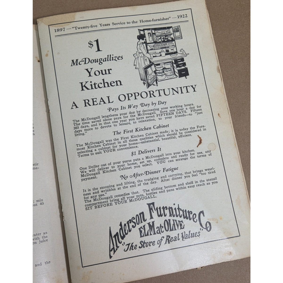 Rare 1922 Dallas Newlywed Cook Book - Publisher Signed Association Copy