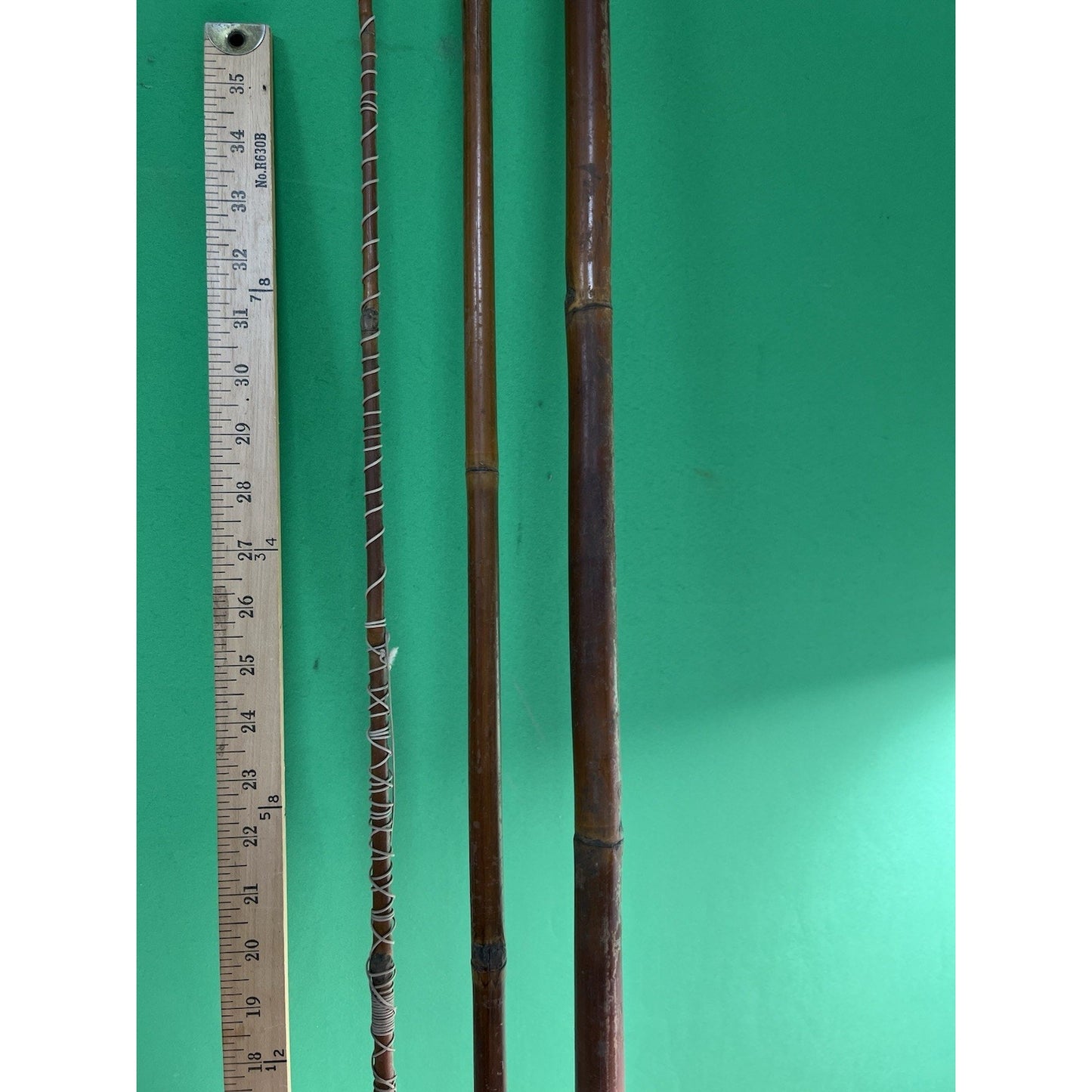 Vintage Heddon 12’ Bamboo Fishing Rod Pole