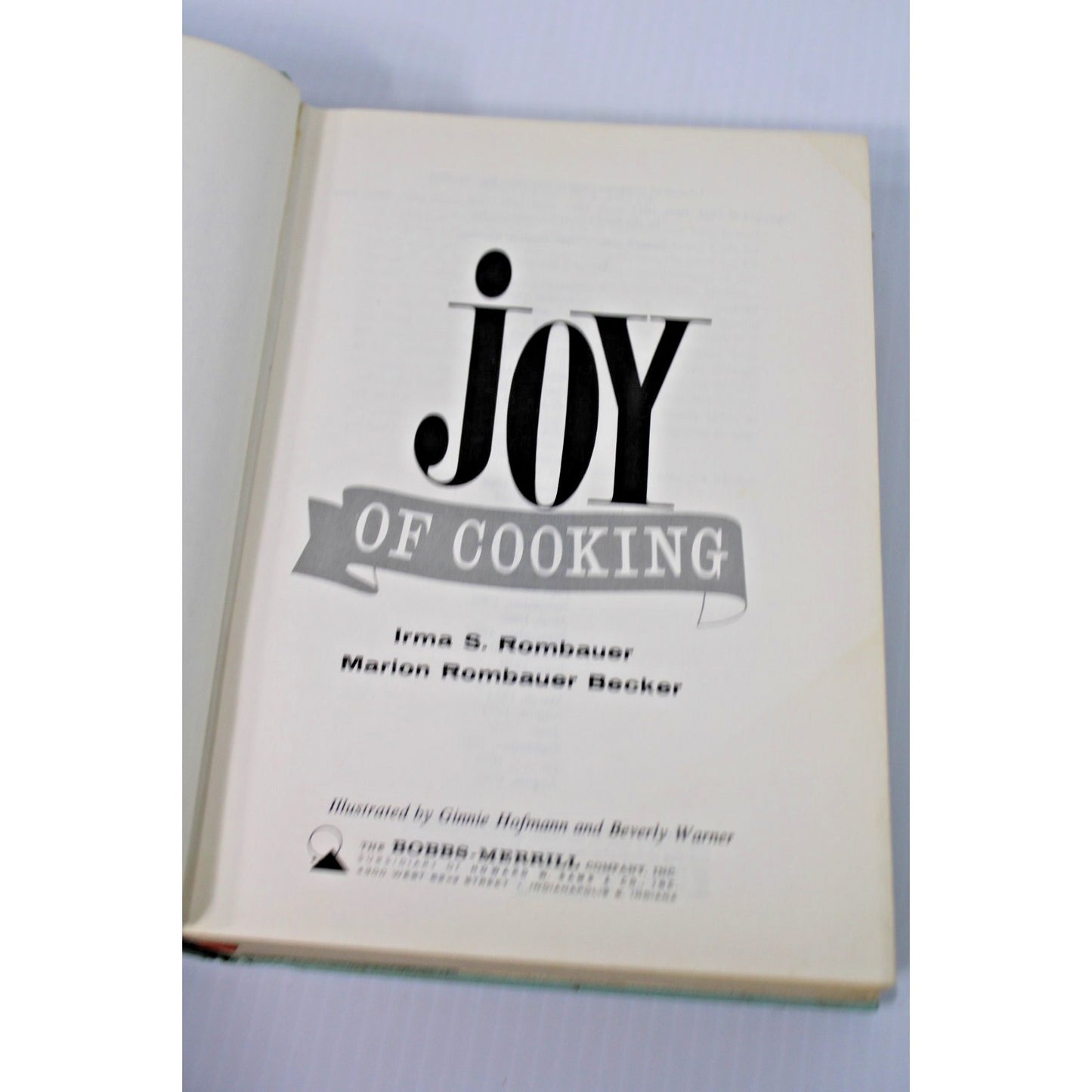 Vintage 1973 Joy Of Cooking- Irma S. Rombauer & Marion R. Becker HC/ DJ Illustr.