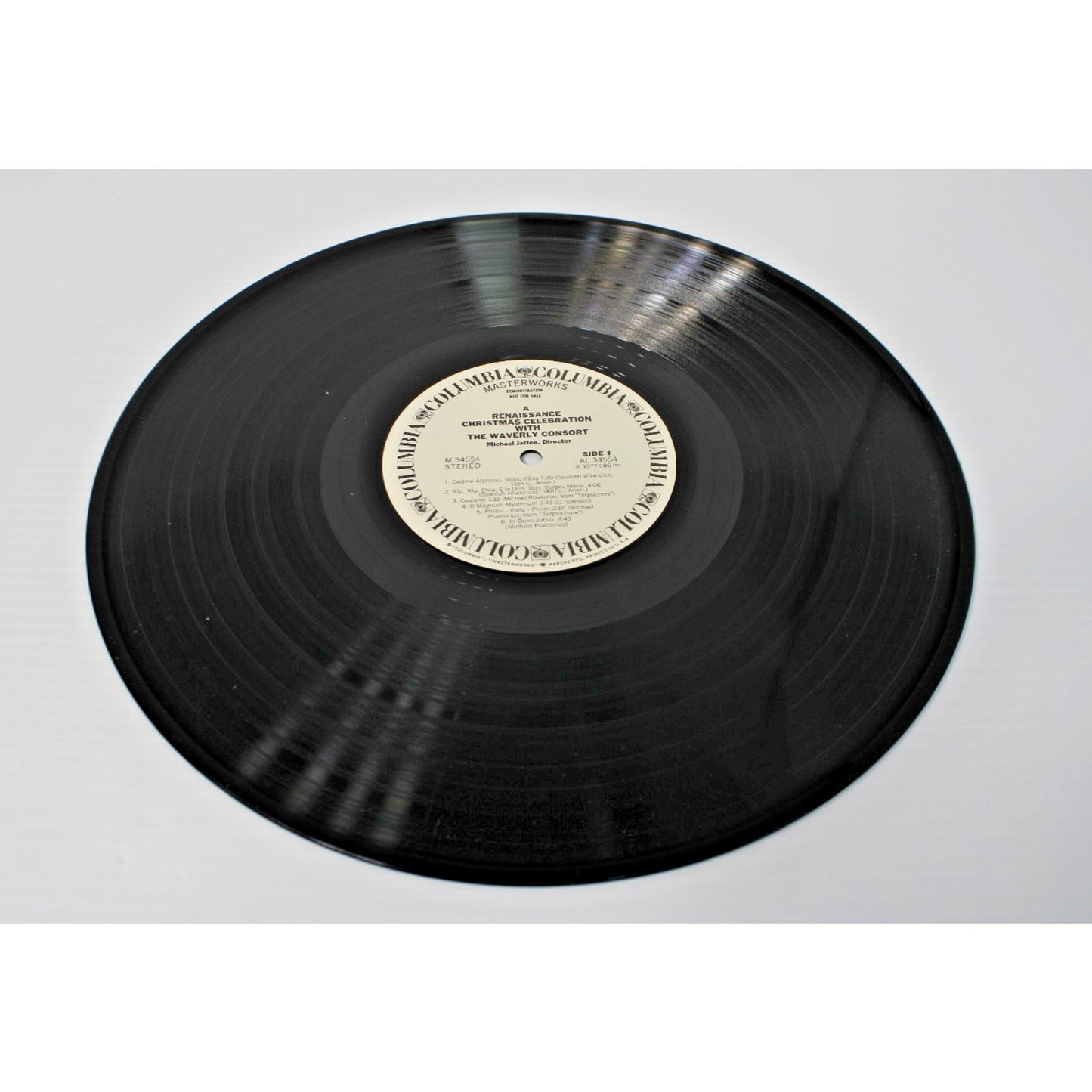 A Renaissance Christmas- Michael Jaffee, Waverly Consort, 1977 Columbia PROMO LP