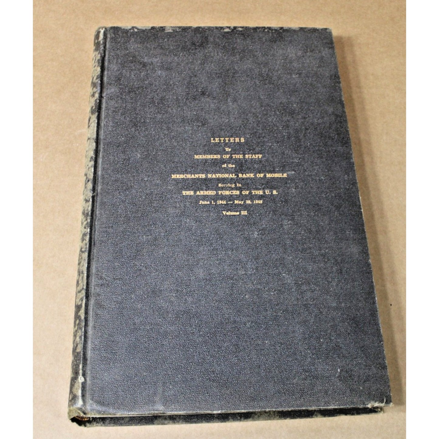 WWII Servicemen Letters, Merchant's National bank, Mobile, AL, Rare OOAK