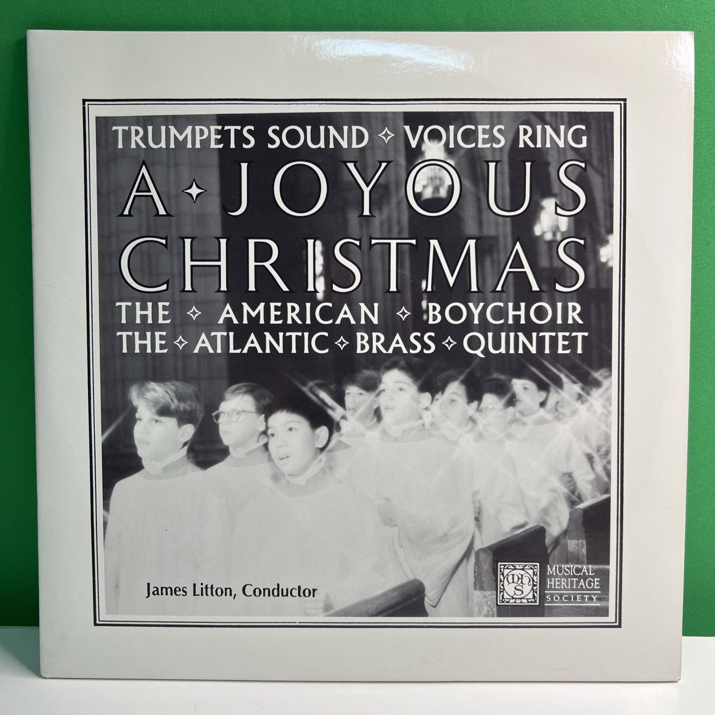 MHS 923153T A Joyous Christmas American Boychoir Atlantic Brass Quintet 2 LPs