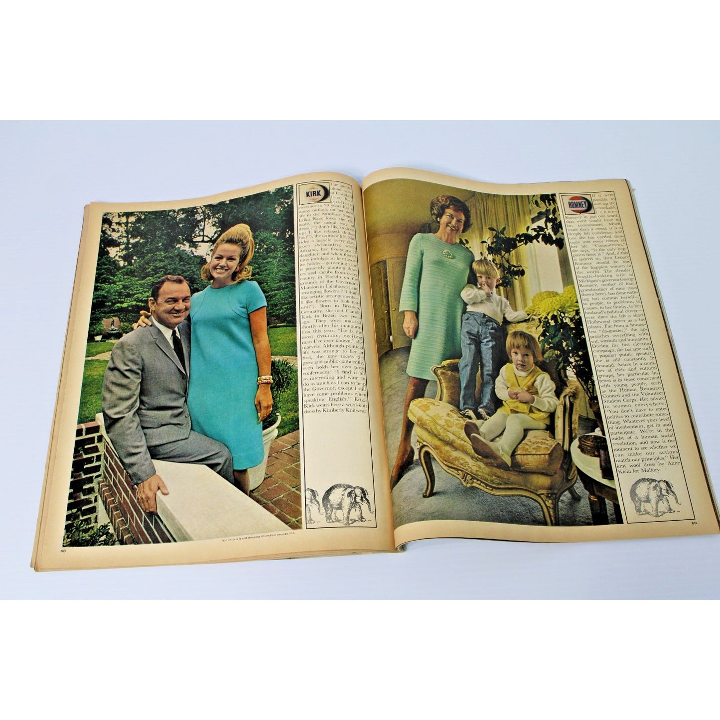1967 August Ladies' Home Journal Magazine- Judy Garland, Reagan, GOP feature