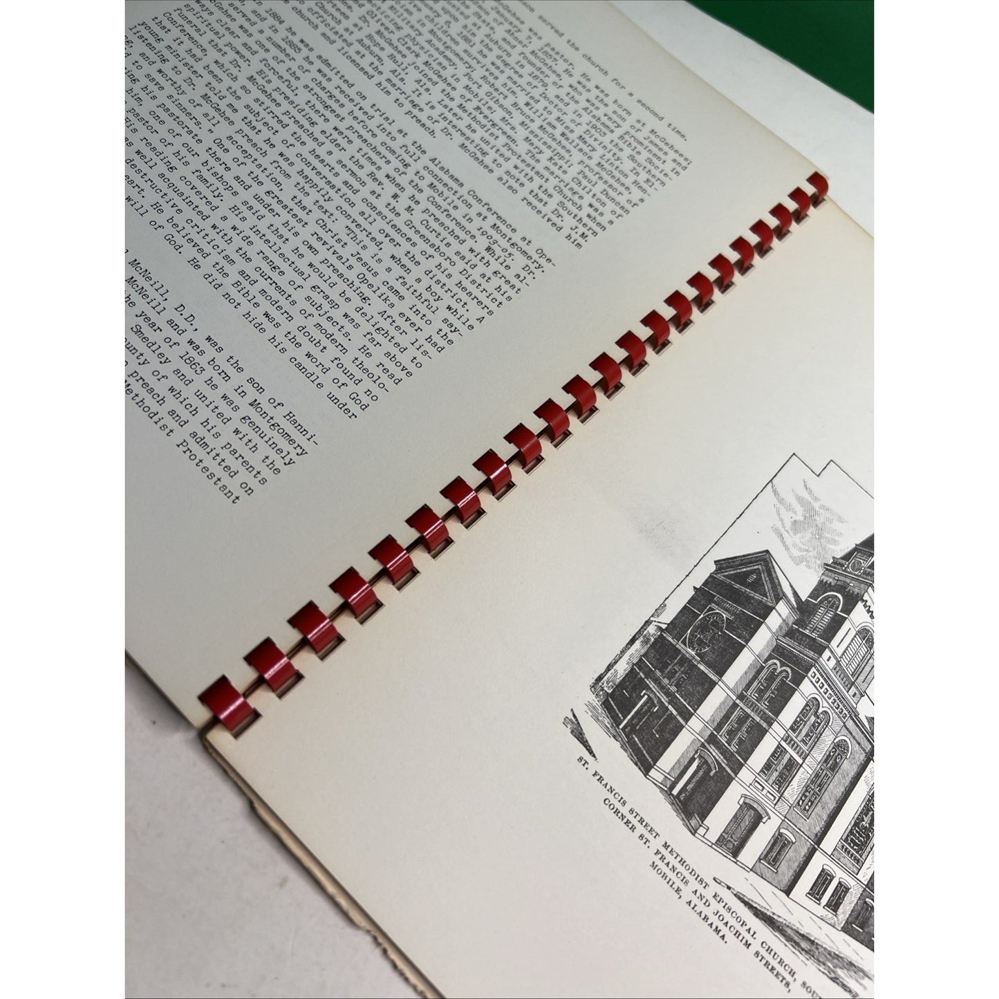 1961 St. Francis Street Methodist Church History Mobile Alabama AL by Sherman
