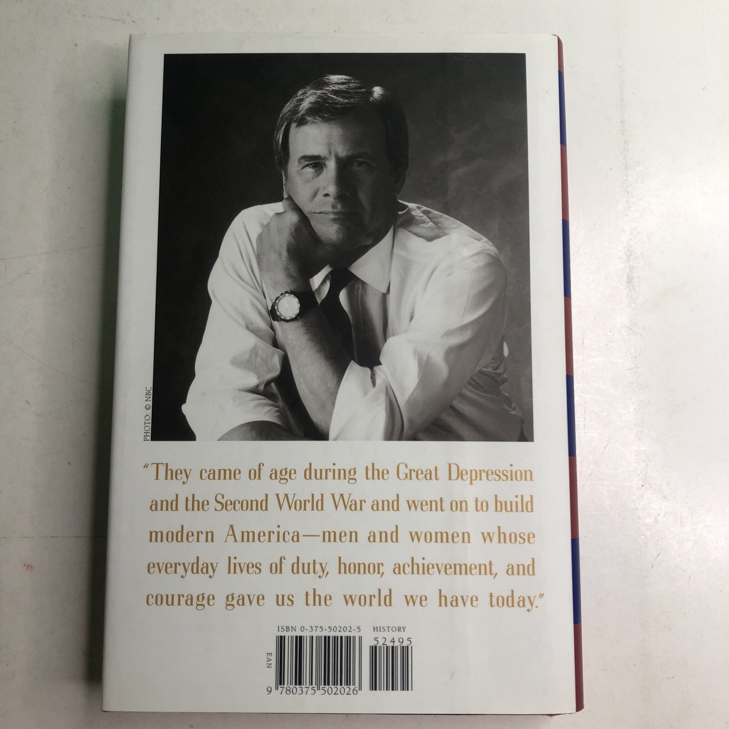 The Greatest Generation by Tom Brokaw 1998 Hardcover Dust Jacket Illustrated 1st