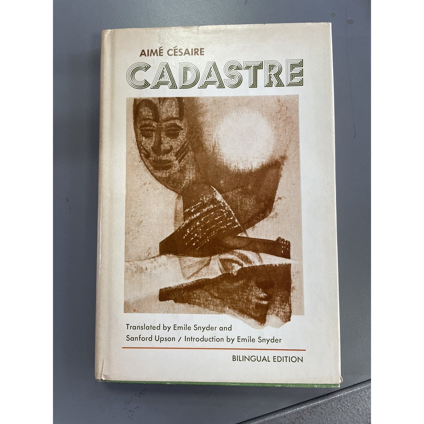 Aime Cesaire CADASTRE 1st English Edition 1973 Bilingual HC DJ Poetry