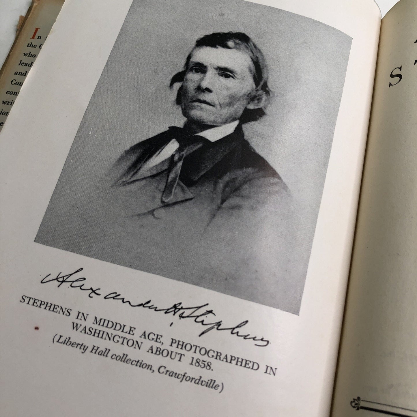 Alexander H. Stephens An Authoritative Biography Of The Southern Statesman 1946
