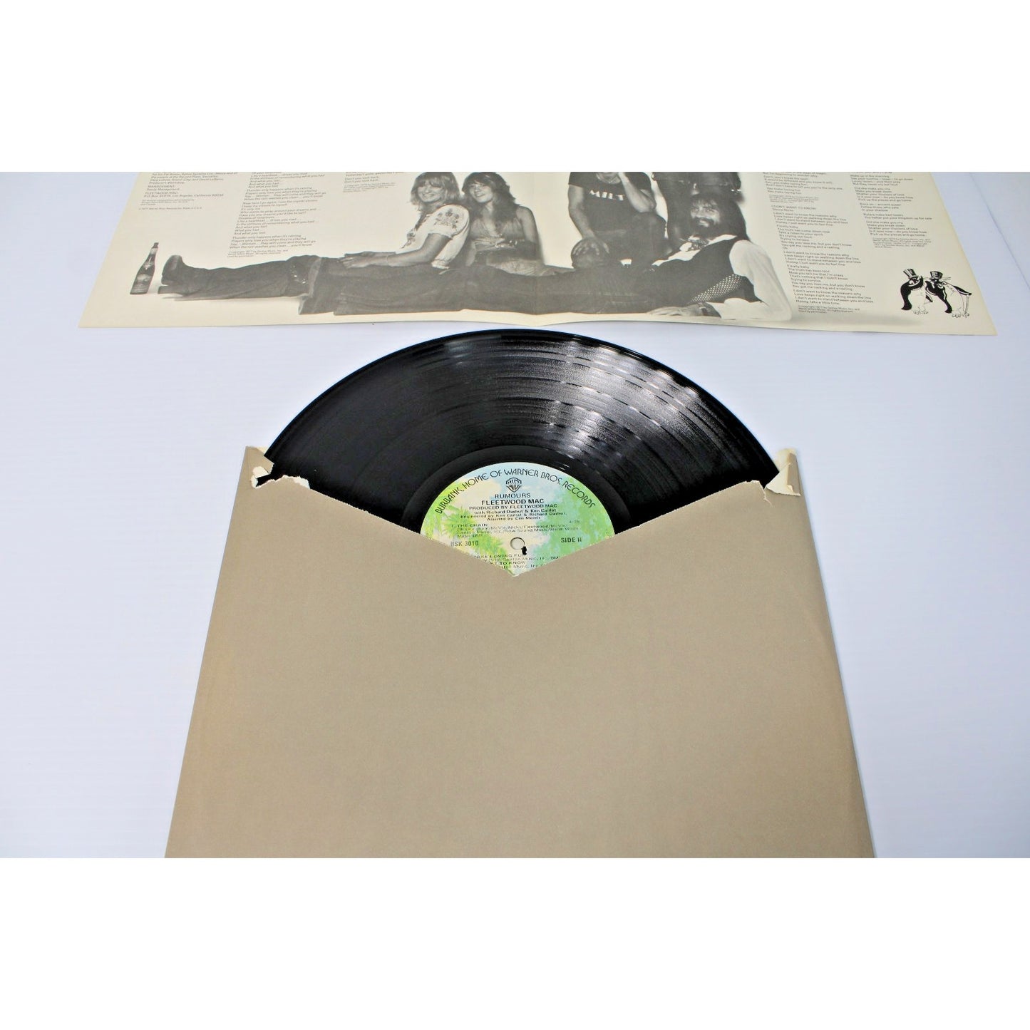 Fleetwood Mac- Rumours, 1977 Vintage Original Pressing w/ Lyric/ Photo Sheet- EX