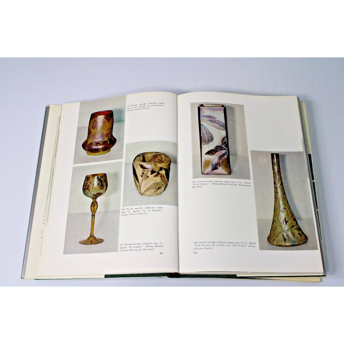 2 Signed Ray & Lee Grover 1st Editions: Art Glass Nouveau & European Art Glass