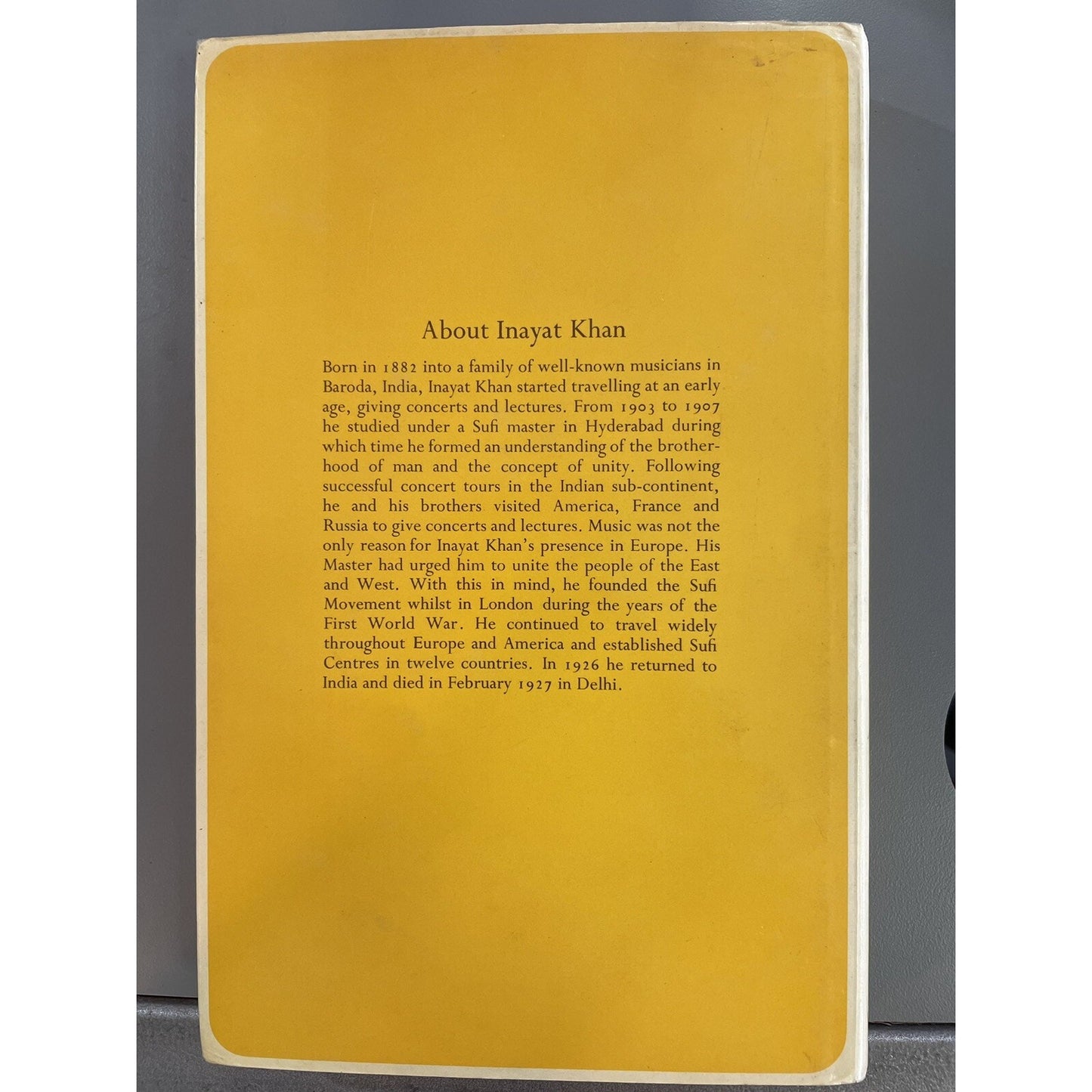 Inayat Khan answers by Elisabeth de Jong-Keesing Fine Books Oriental 1977 Sufi