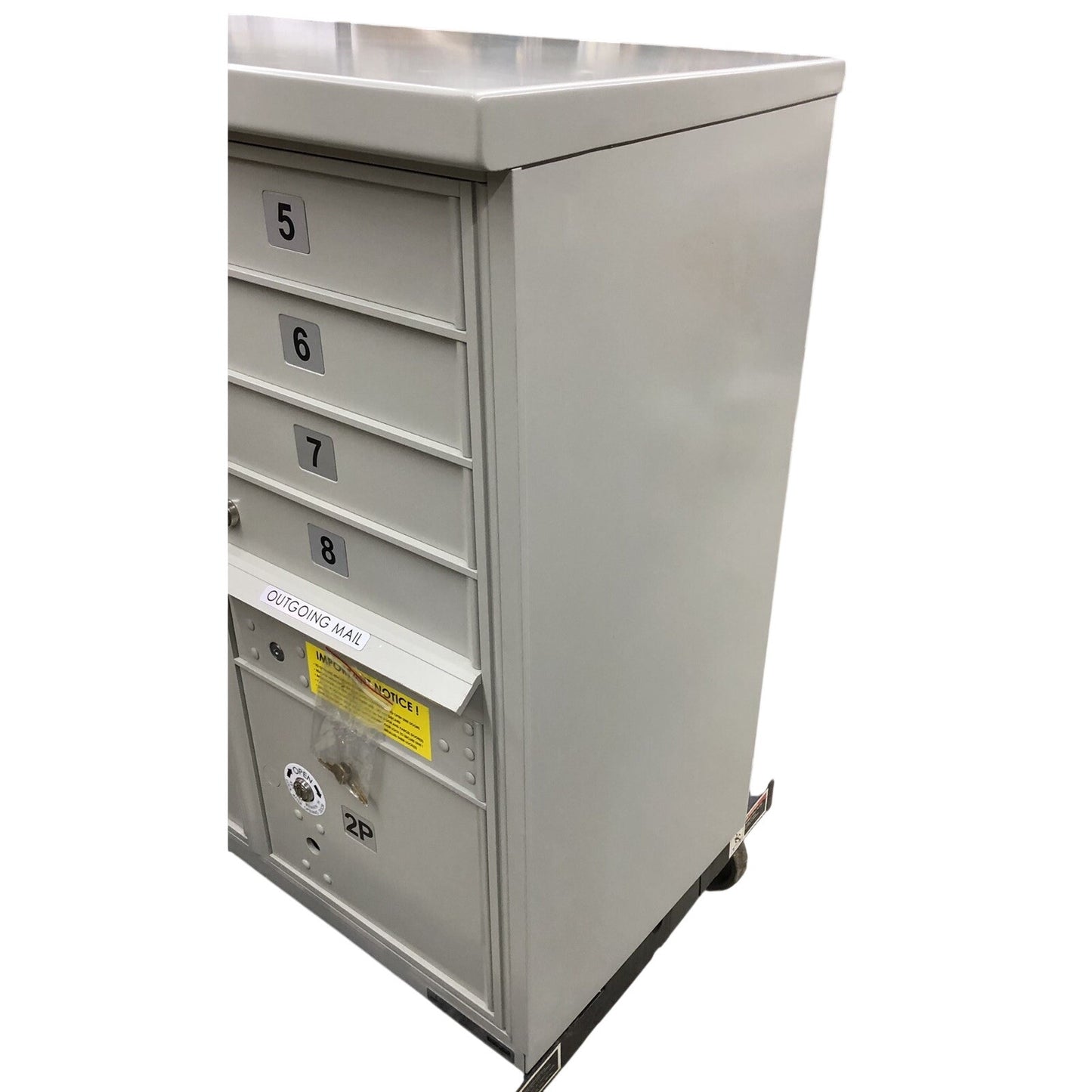 Copied - Salsbury Industries Mailbox 8 Slots Private Access Outgoing With Stand