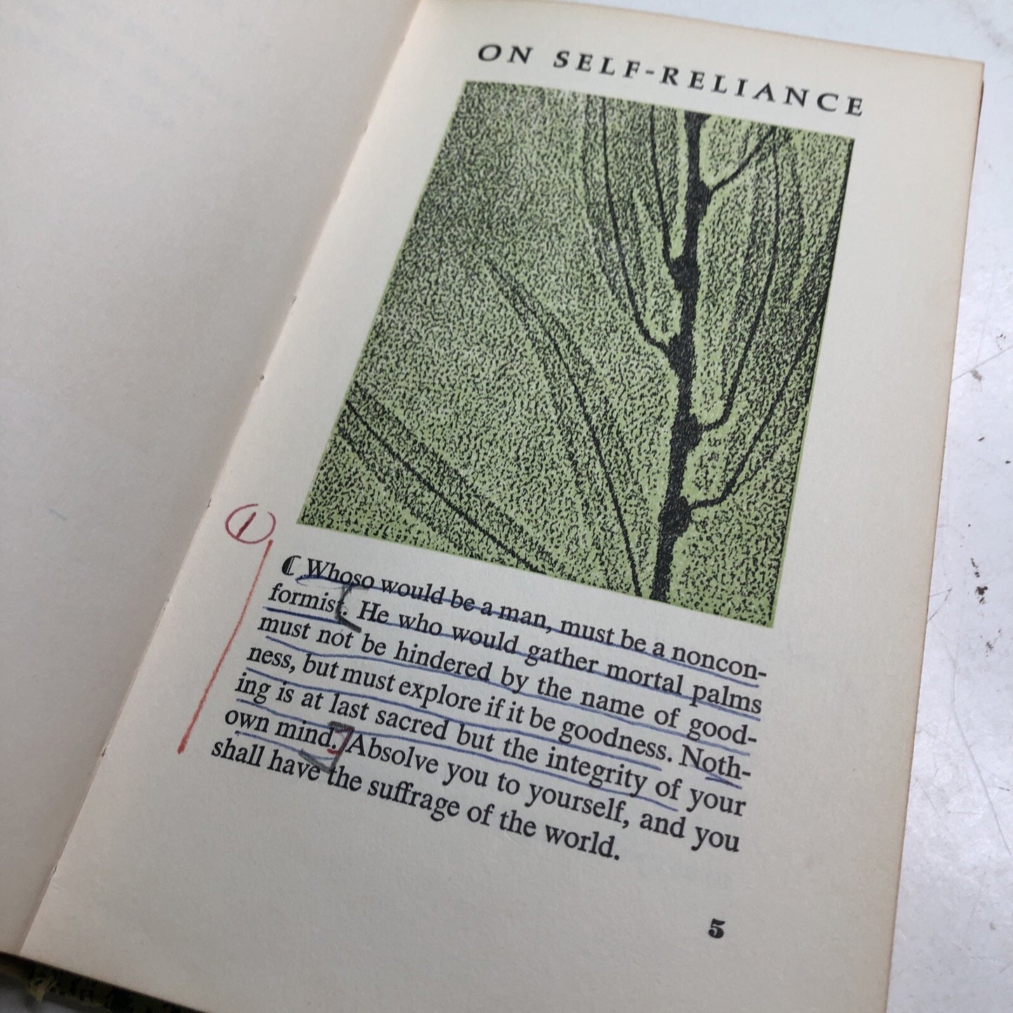 Ralph Waldo Emerson On Man & God by Peter Pauper Press 1961 1st Edition HC